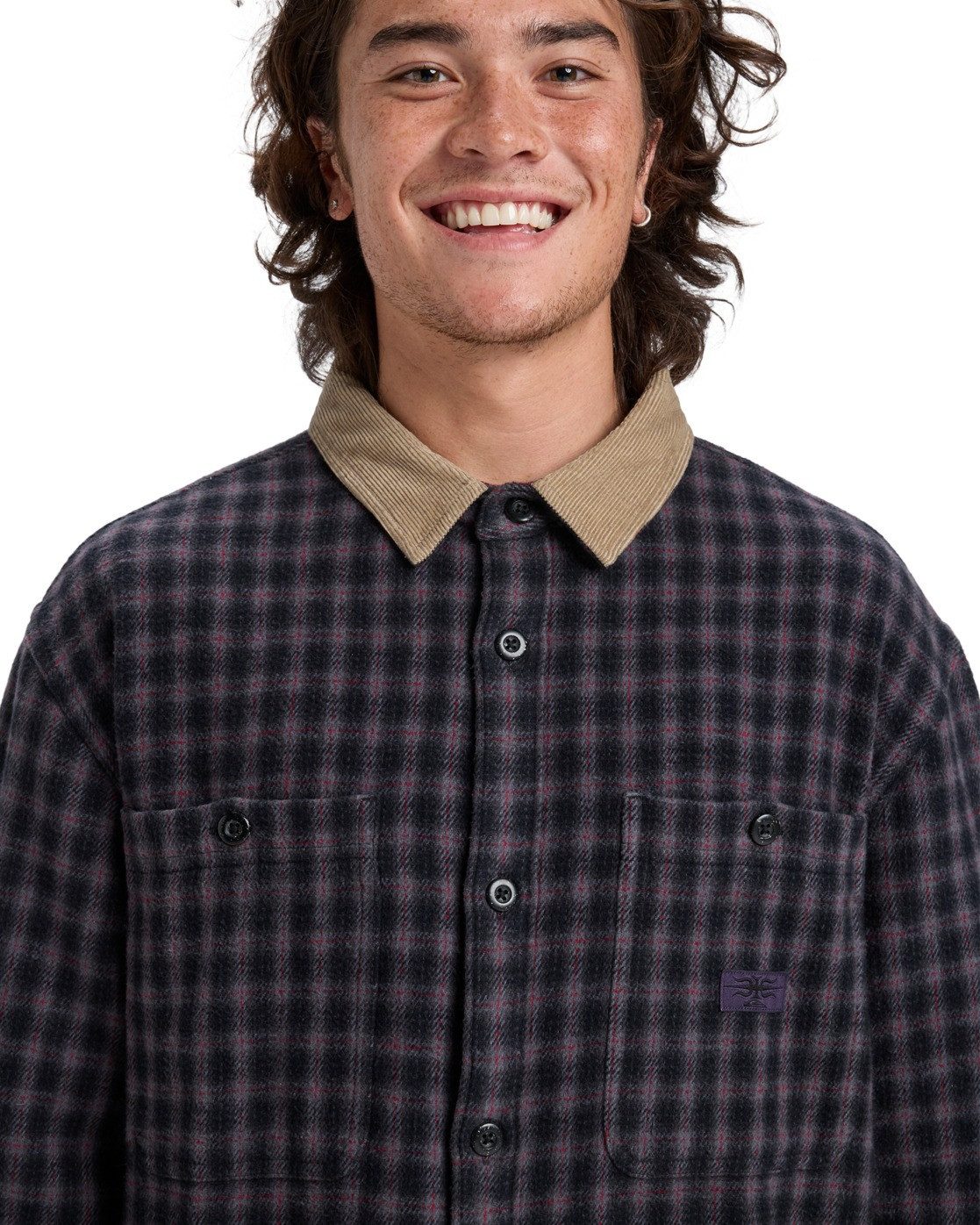 Quiksilver Overhemd met lange mouwen Mercury Sandstrokes