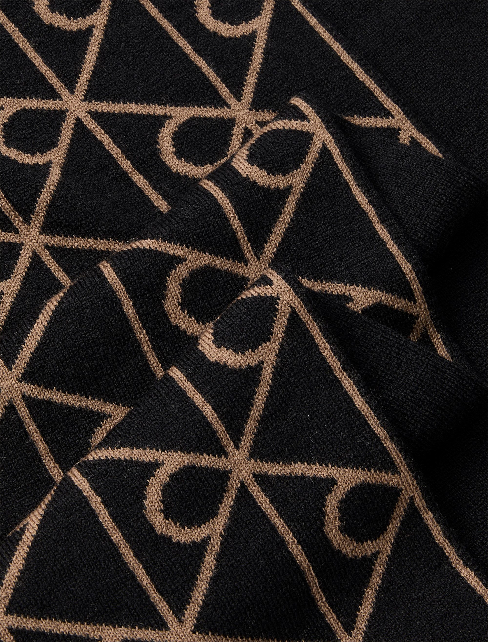 Calvin Klein Modieus sjaaltje EMBLEM ?REVERSIBLE WOOL HW SCARF