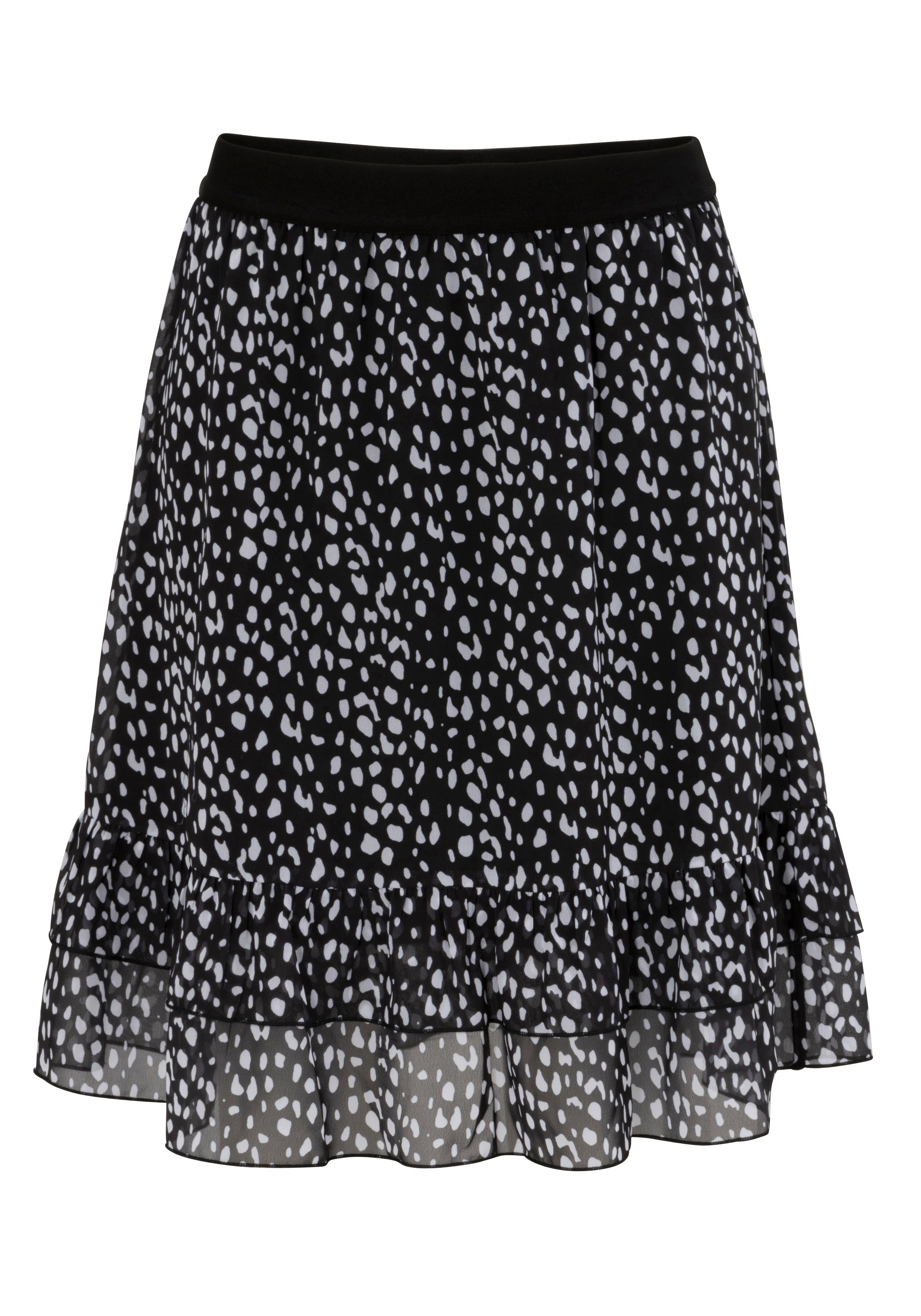 Aniston CASUAL Minirok met een trendy all-over print