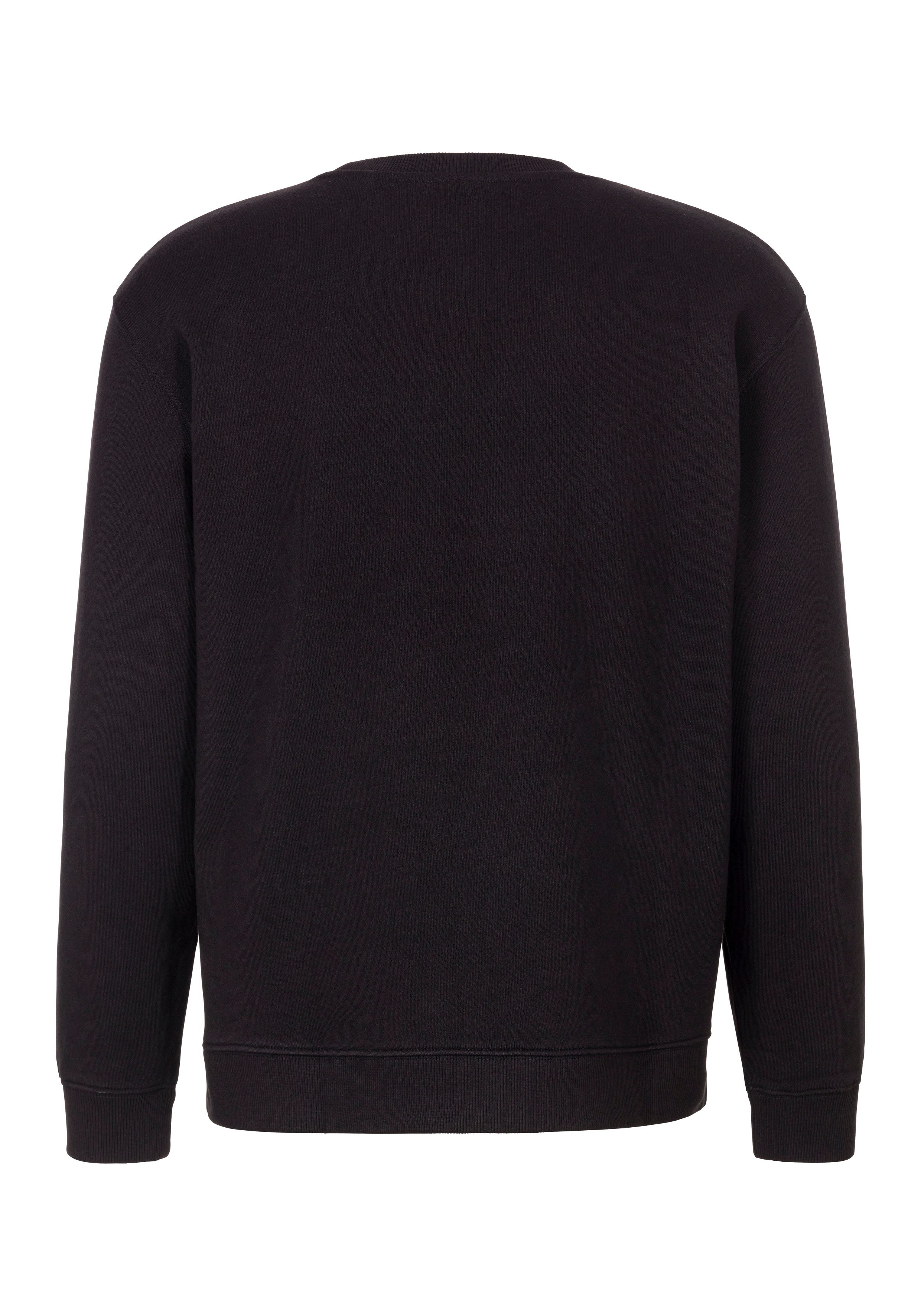 HUGO Blue Sweatshirt Classic Crew met frontprint