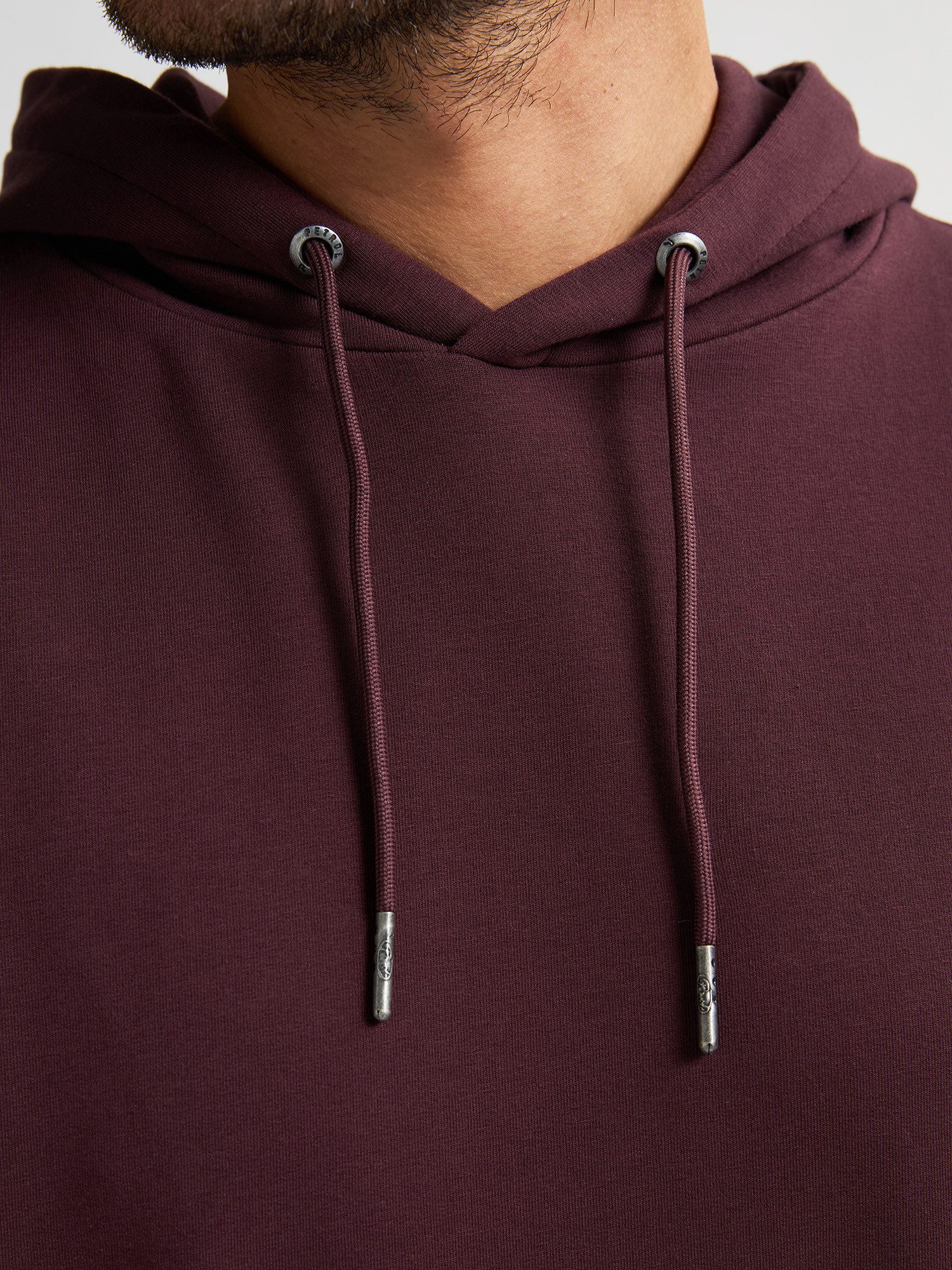 Petrol Industries Hoodie met geborduurd logo