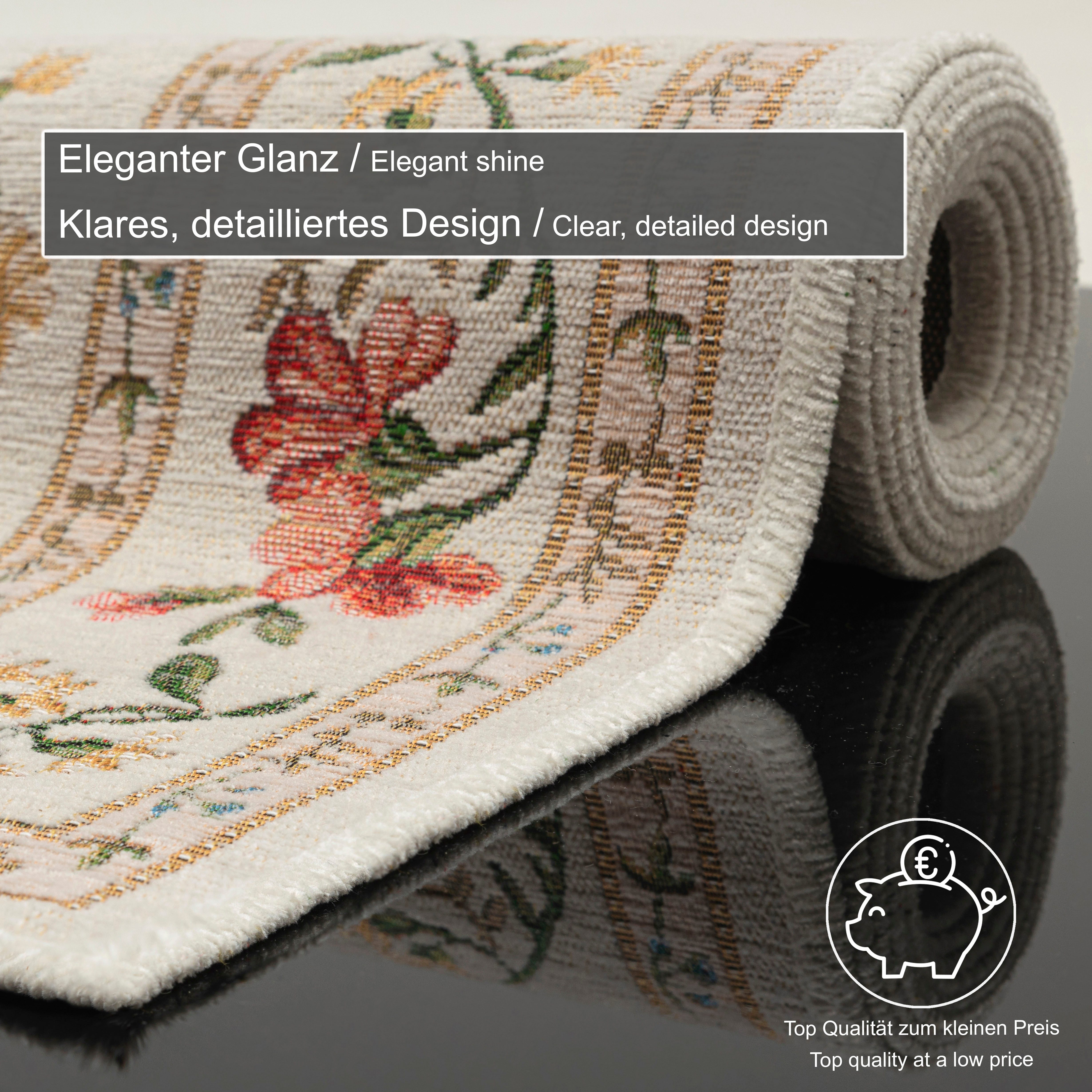 THEKO Set slaapkamerkleedjes Flomi Sagrini Loperset, platweefsel, geweven, pastelkleuren, bloemendesign