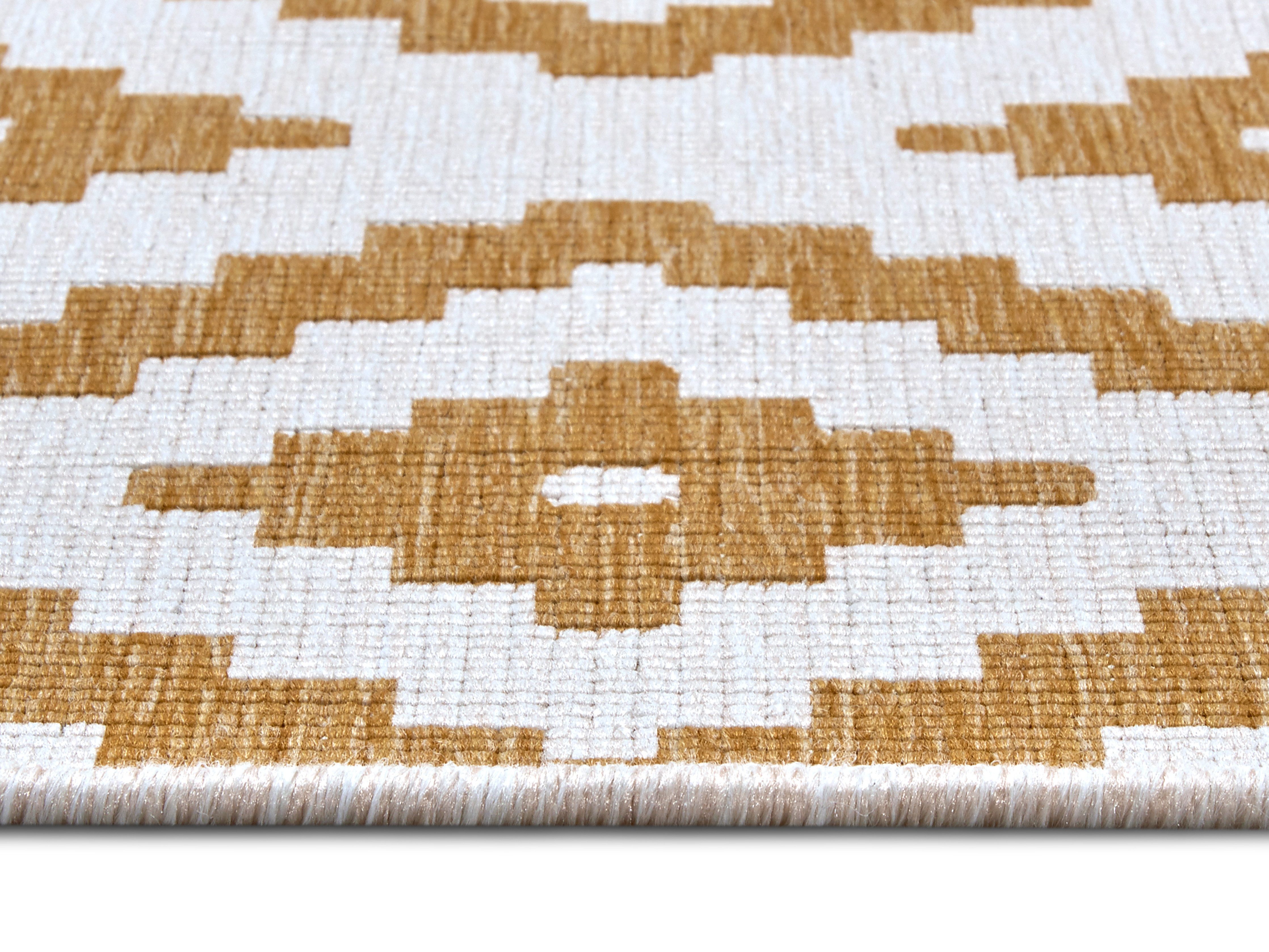 NORTHRUGS Vloerkleed Malta tweezijdig te gebruiken kleed Binnen- en buitengebruik, weerbestendig, balkon, terras, ruit, loper, woonkamer
