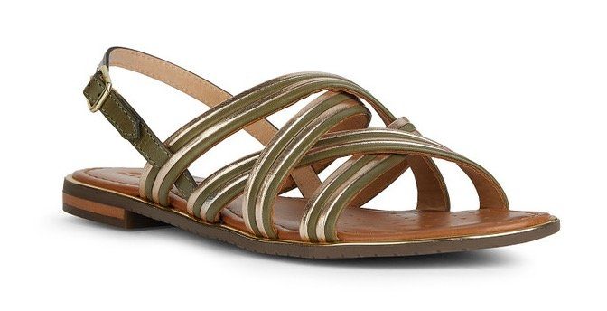 Geox Sandalen D SOZY PLUS G , zomerschoen, sandaal, blokhak, met verstelbare bandjes
