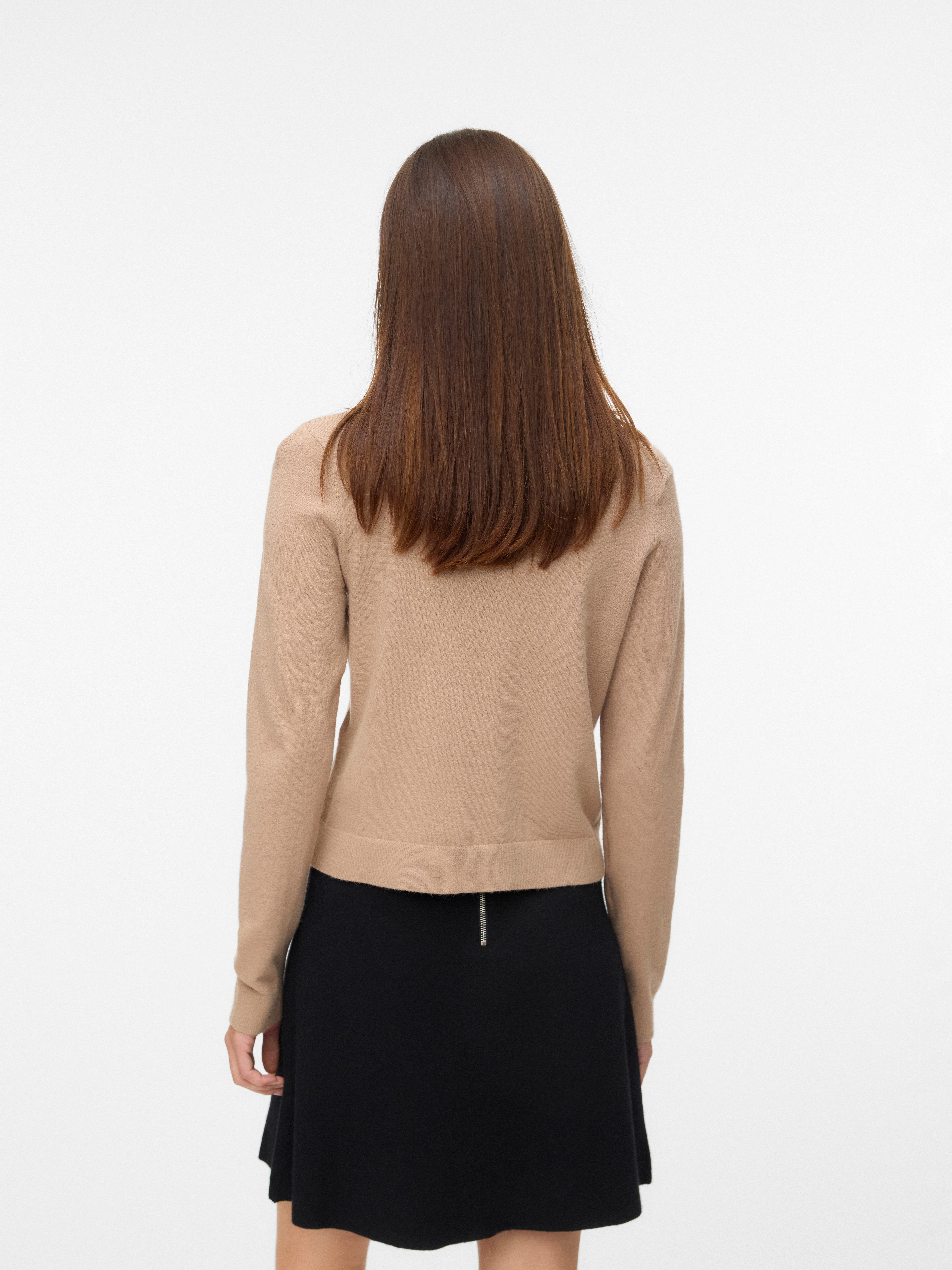 Vero Moda Vest VMVICKY LS O-NECK BUTTON CARDIGAN NOOS