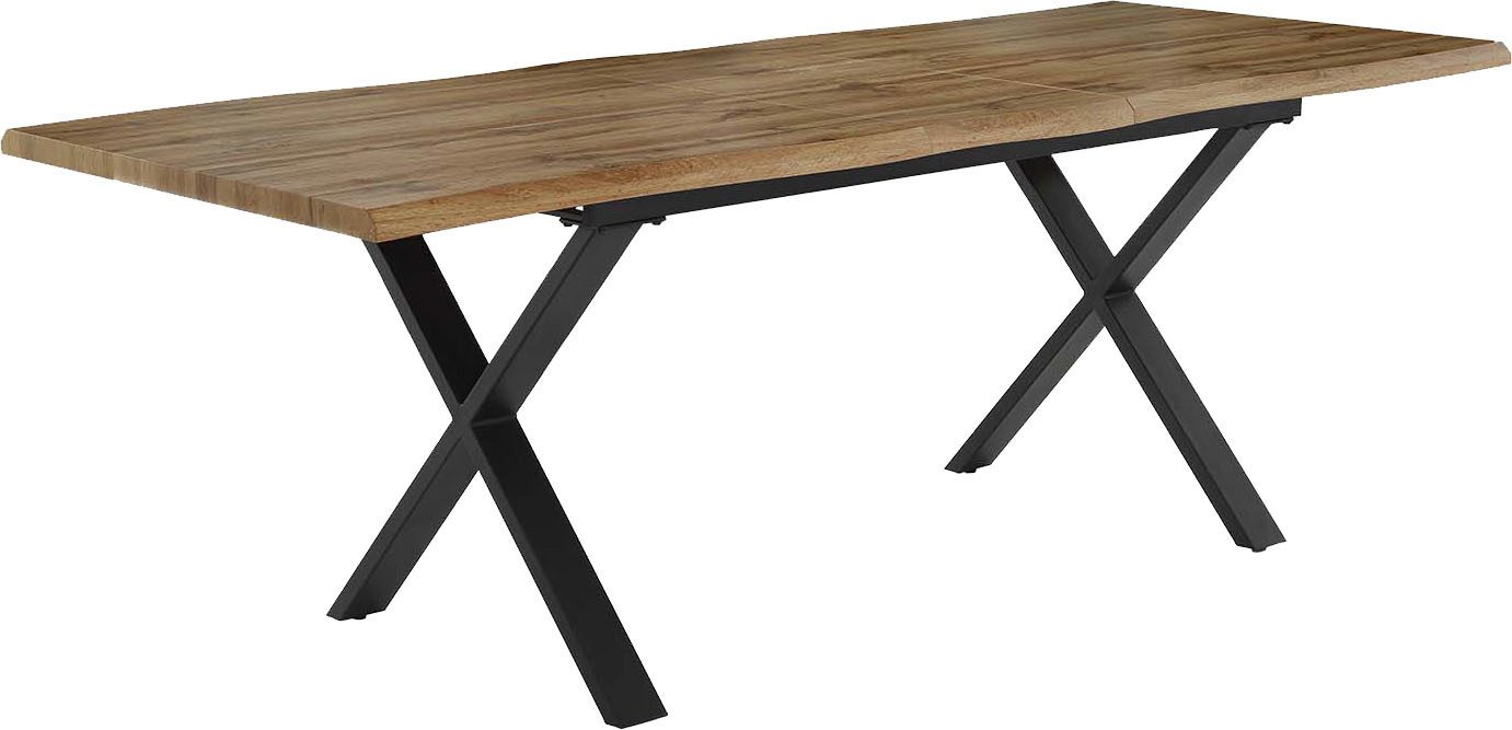Jockenhöfer Gruppe Eettafel Martin Uittrektafel in boomrandlook, 2 maten