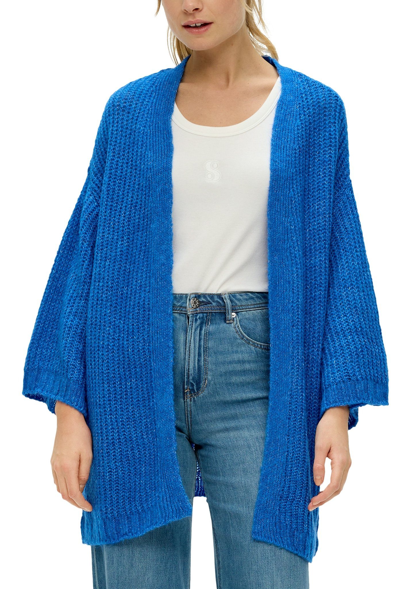 S.Oliver Cardigan in wol-look en 3 4 mouw