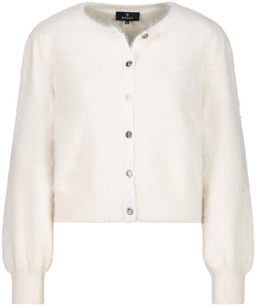 Monari Vest van pluche garen