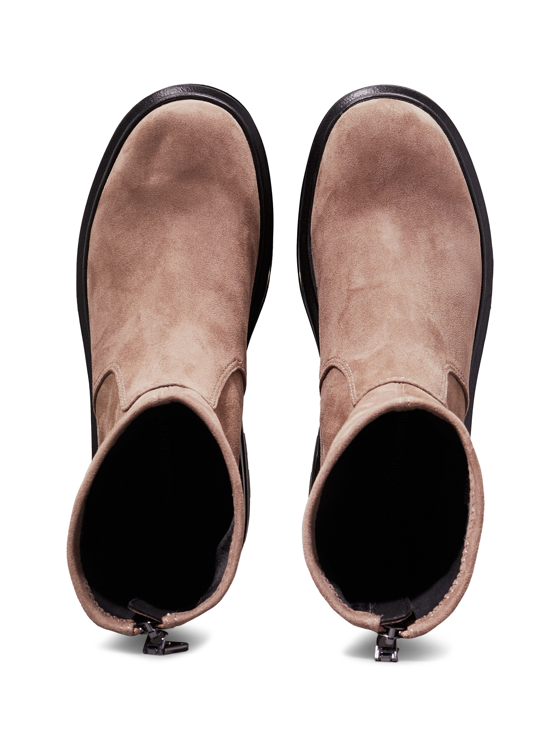 Calvin Klein Laarsjes FLATFORM ZIP MG SS Plateau, herfstmode, boots, met praktische hakrits