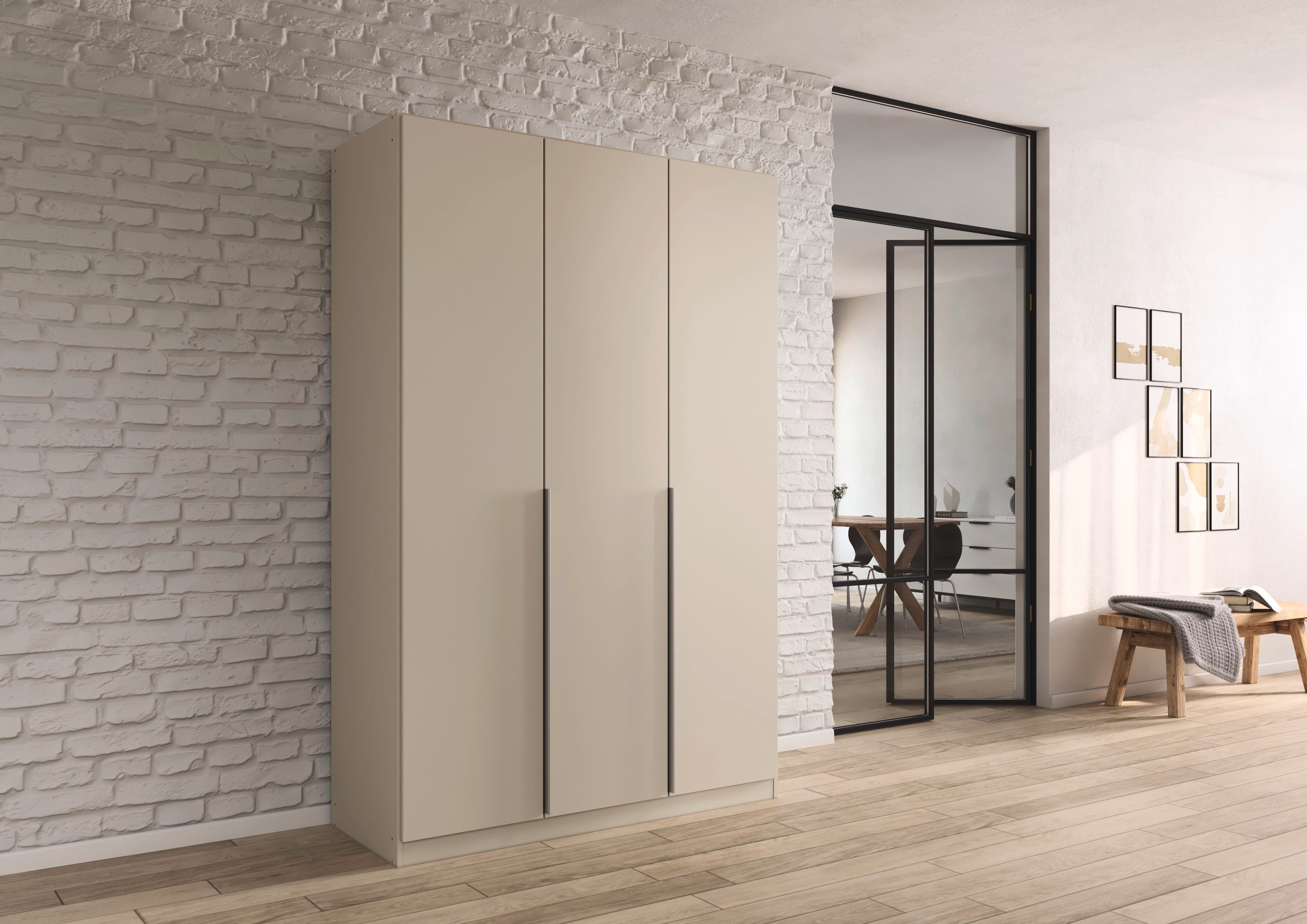 rauch Draaideurkast Kleiderschrank Schrank Garderobe AGORDO TOPSELLER Schlafzimmer doordachte binnenuitrusting, in 6 breedtes en 2 hoogtes made in germany
