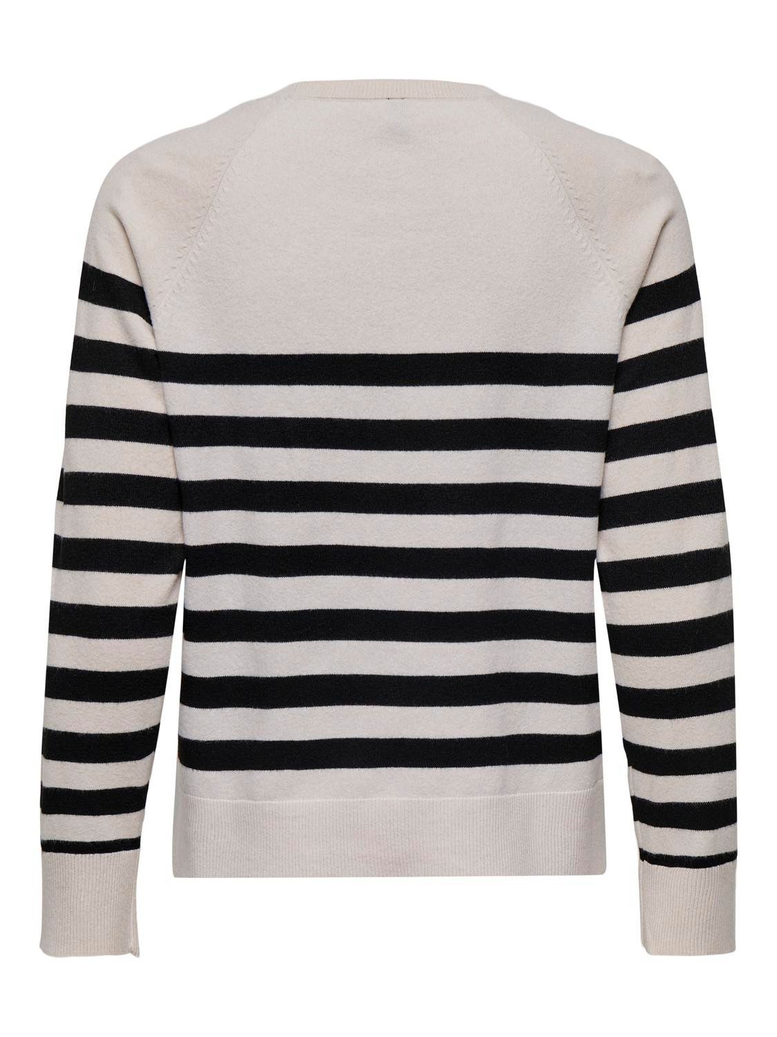 Only Trui met ronde hals ONLAMA LIFE LS RAGLAN O-NECK CC KNT
