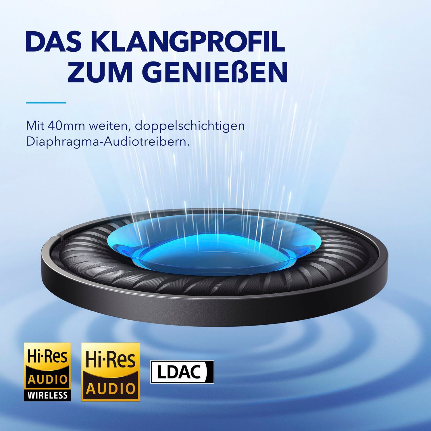 Anker Bluetooth-hoofdtelefoon Soundcore Space Q45