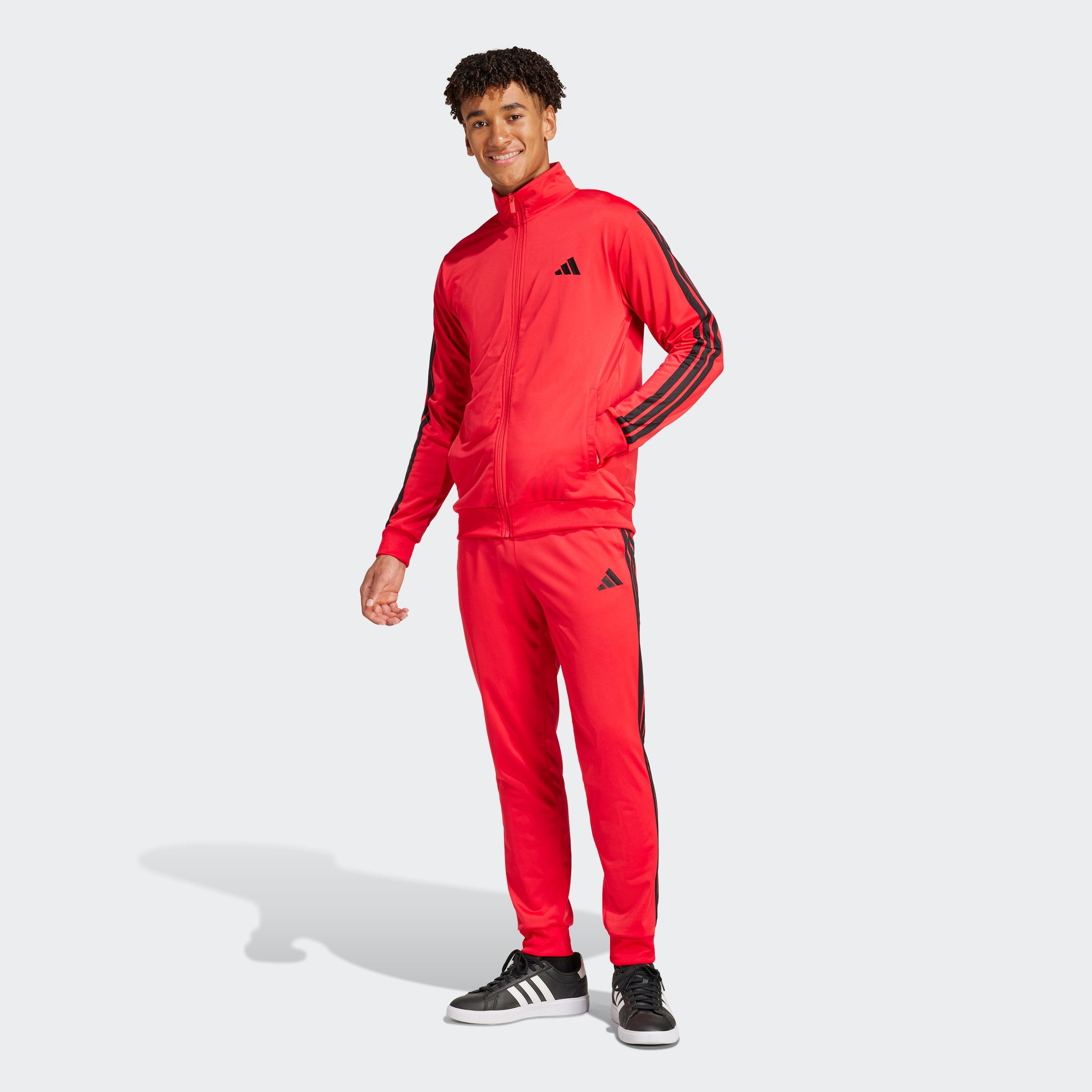 adidas Sportswear Trainingspak M 3S TR TT TS Basic 3-strepen shirt (2-delig)