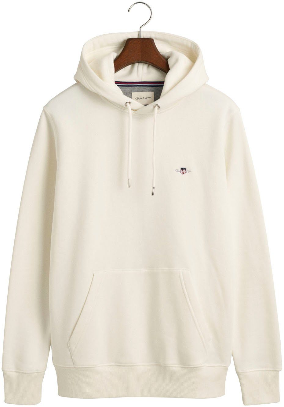 Gant Hoodie REG SHIELD HOODIE met logoborduursel op borsthoogte