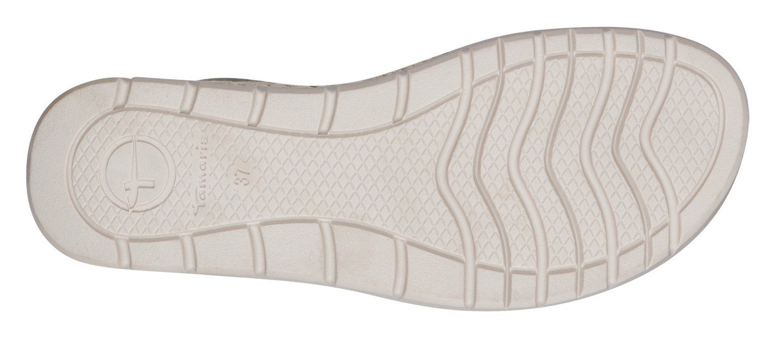 Tamaris Sleehaksandaaltjes , zomerschoen, sandaal, plateauhak, met klittenbandsluiting