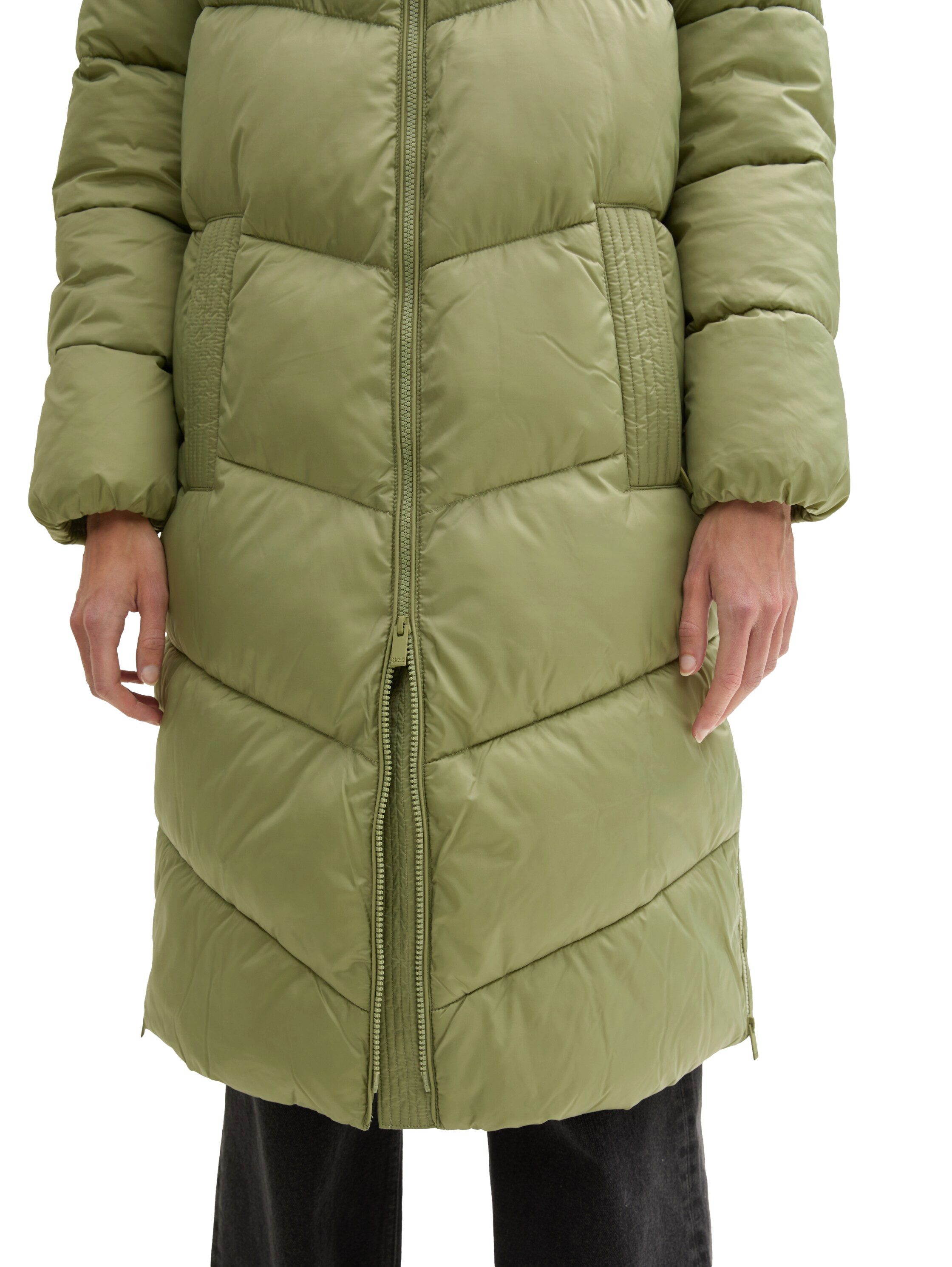 Tom Tailor Denim Gewatteerde jas met een capuchon