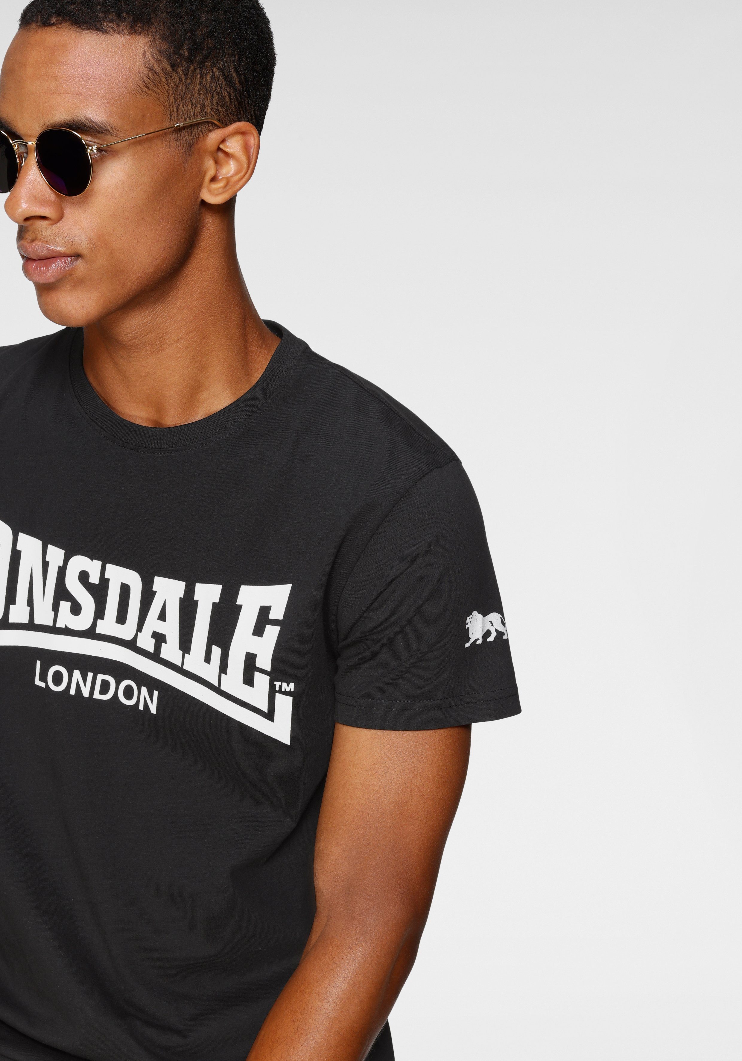 Lonsdale T-shirt PIDDINGHOE (2-delig, Set van 2)