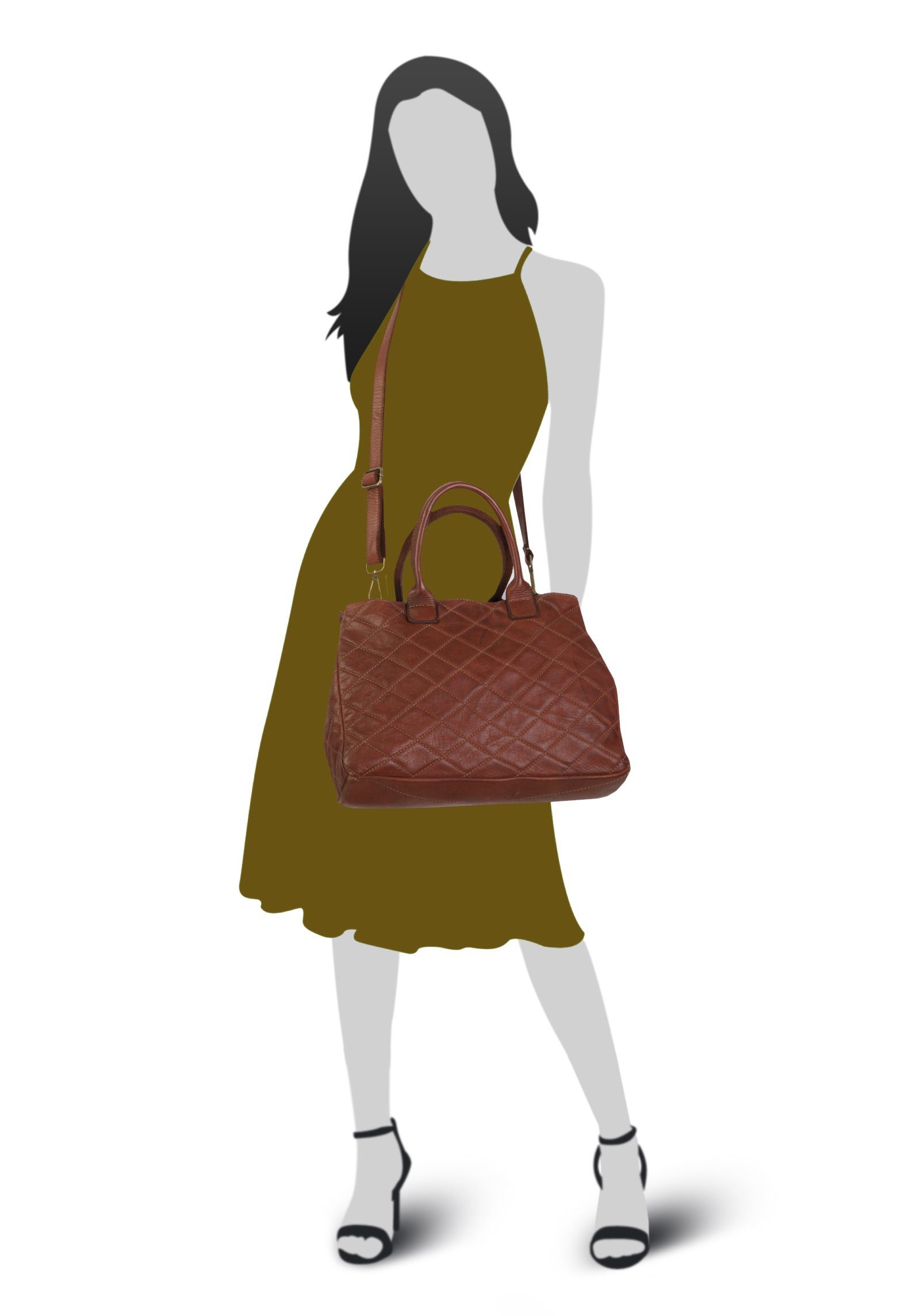 Samantha Look Tas echt leer, made in italy