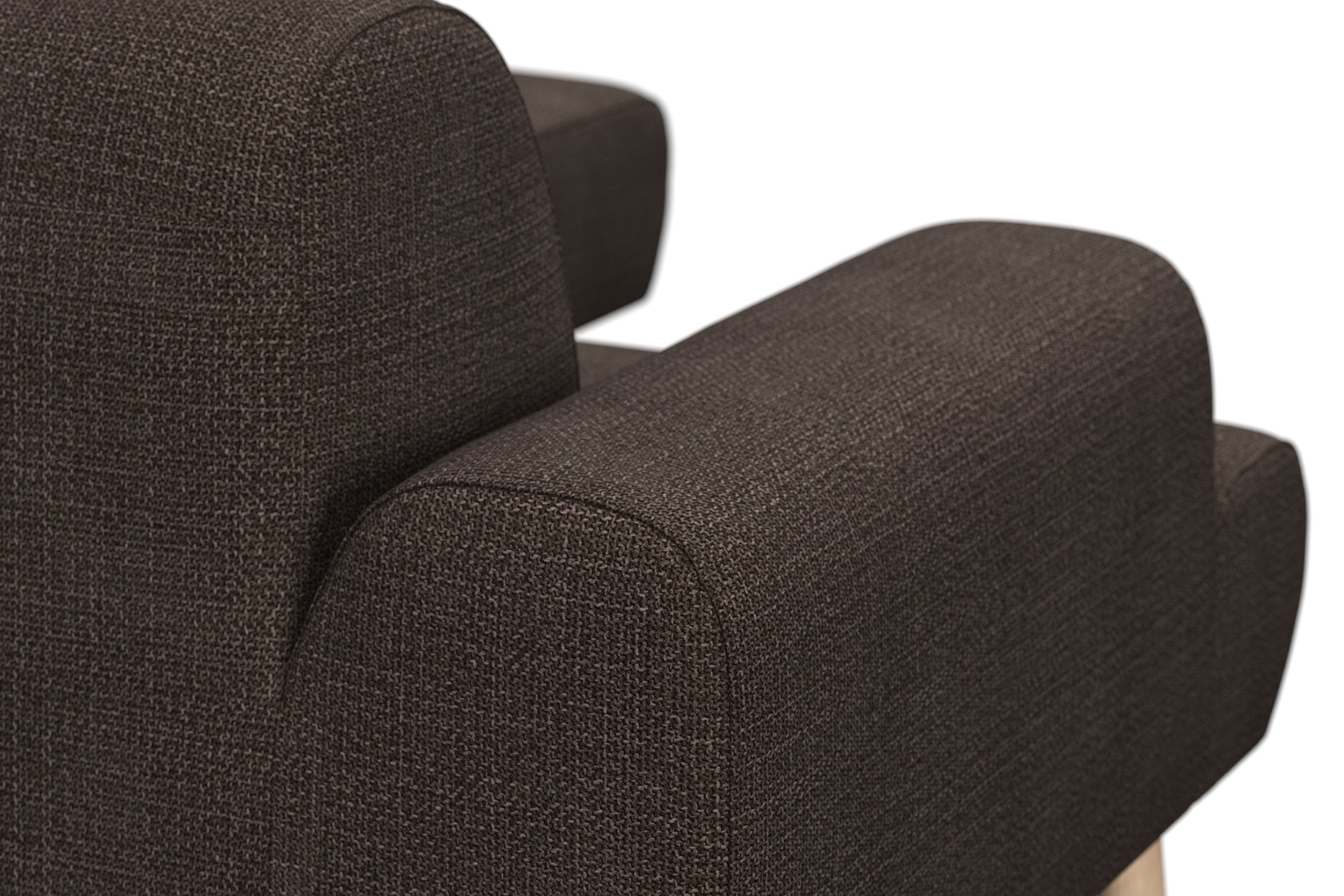 andas Hoekbank Swift L-vorm Binnenveringsinterieur, bxdxh: 192x83x176 cm