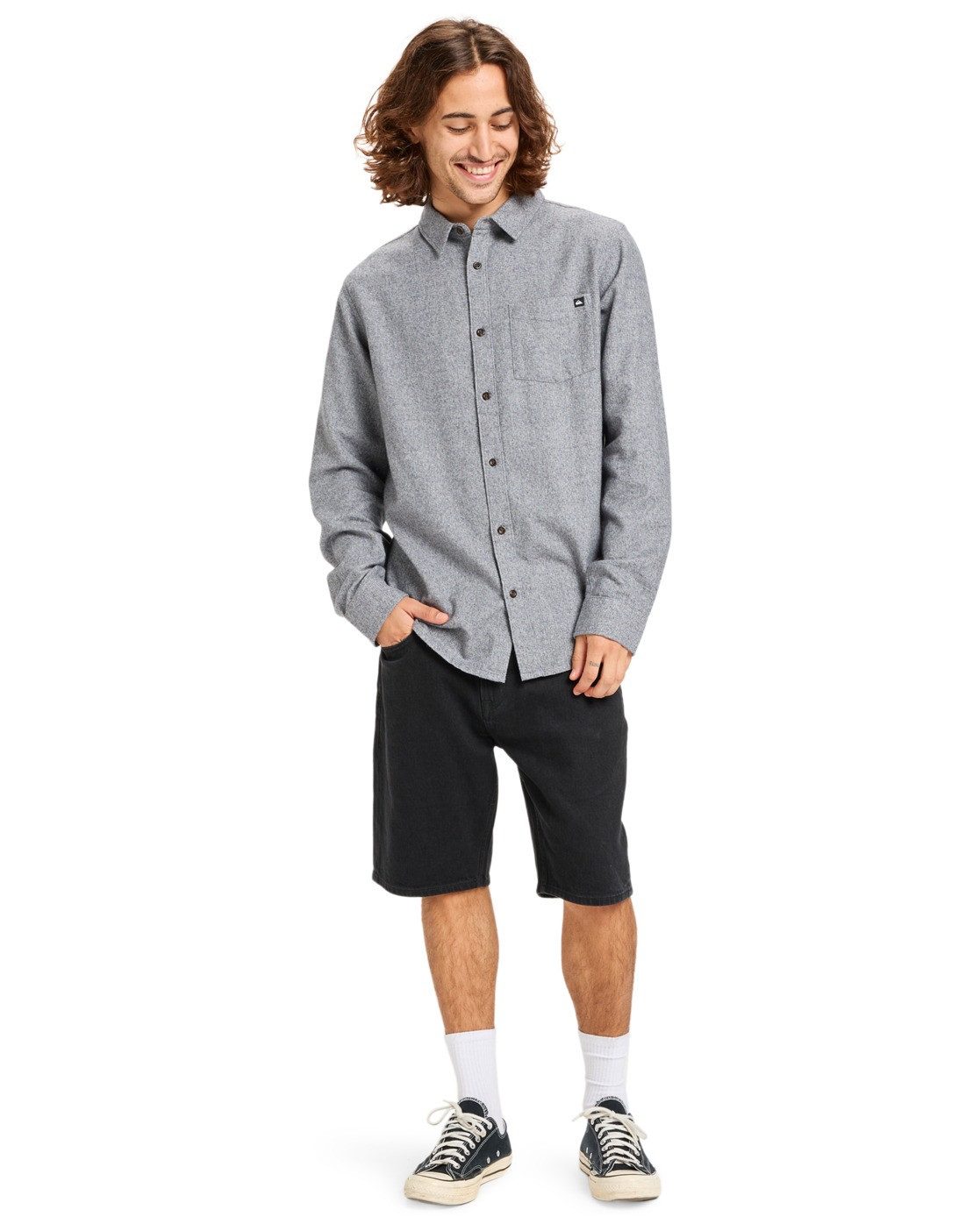 Quiksilver Overhemd met lange mouwen Motherfly Heather