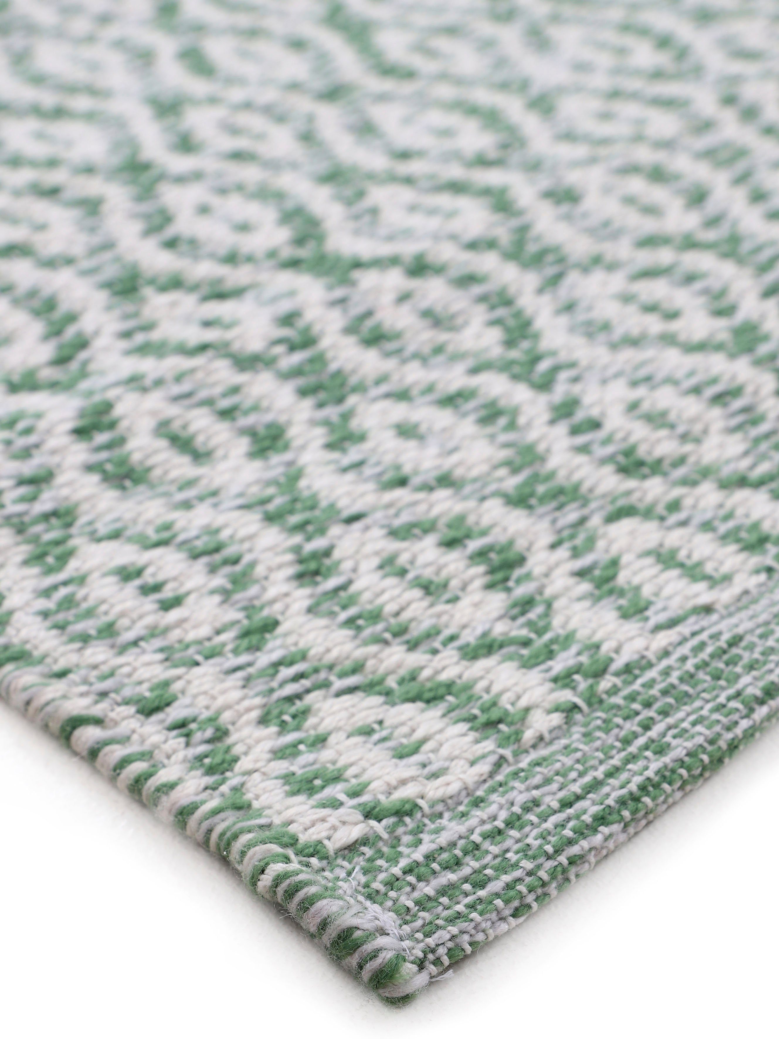 carpetfine Vloerkleed Frida 202 Omkeerbaar tapijt, 100% gerecycled materiaal (PET), vlakweefsel, sisal uitstraling