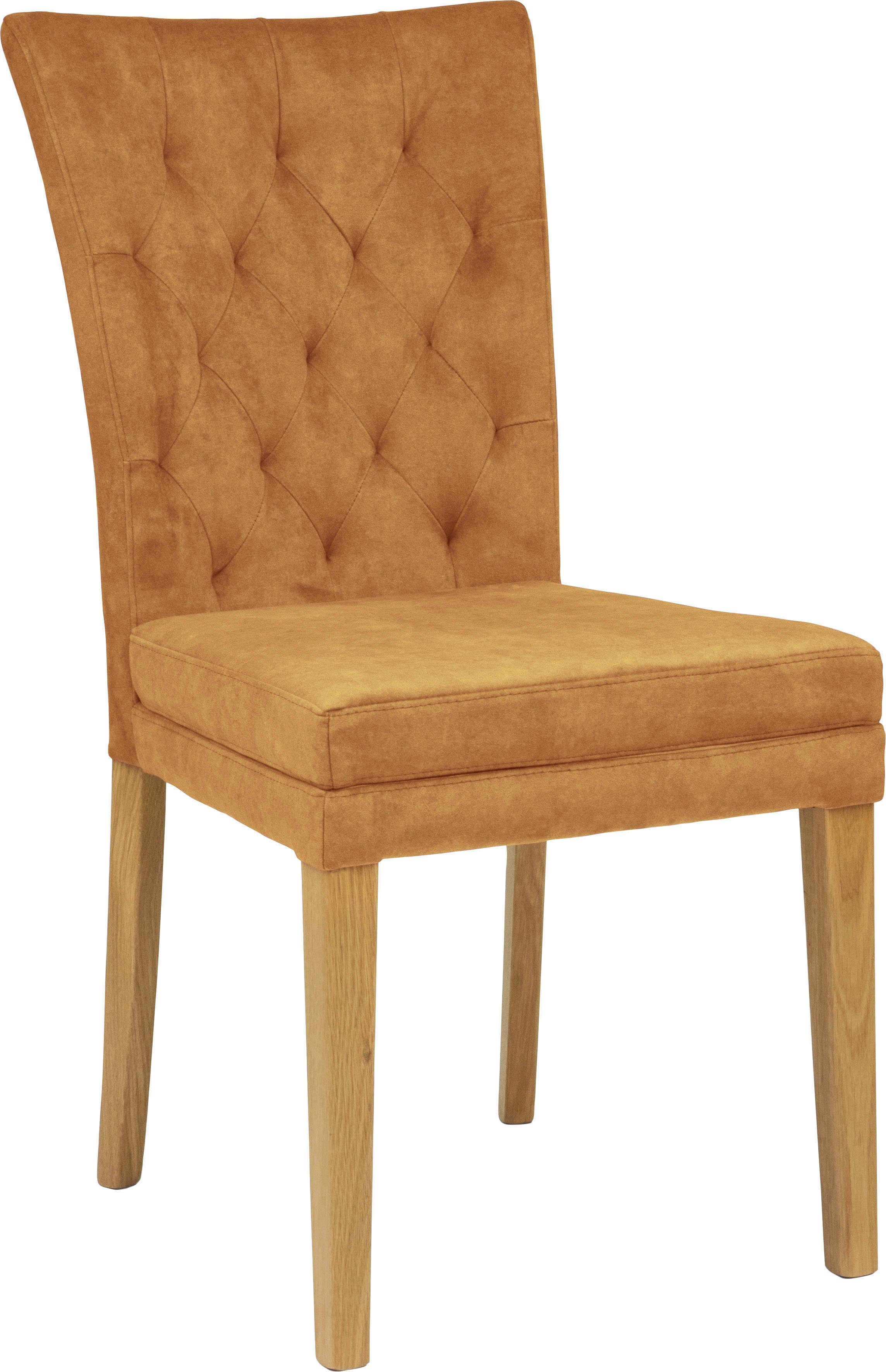 Home affaire Eetkamerstoel Colorado BESTSELLER Polsterstoel Poten in eiken of noten. In set van 2, 4 of 6