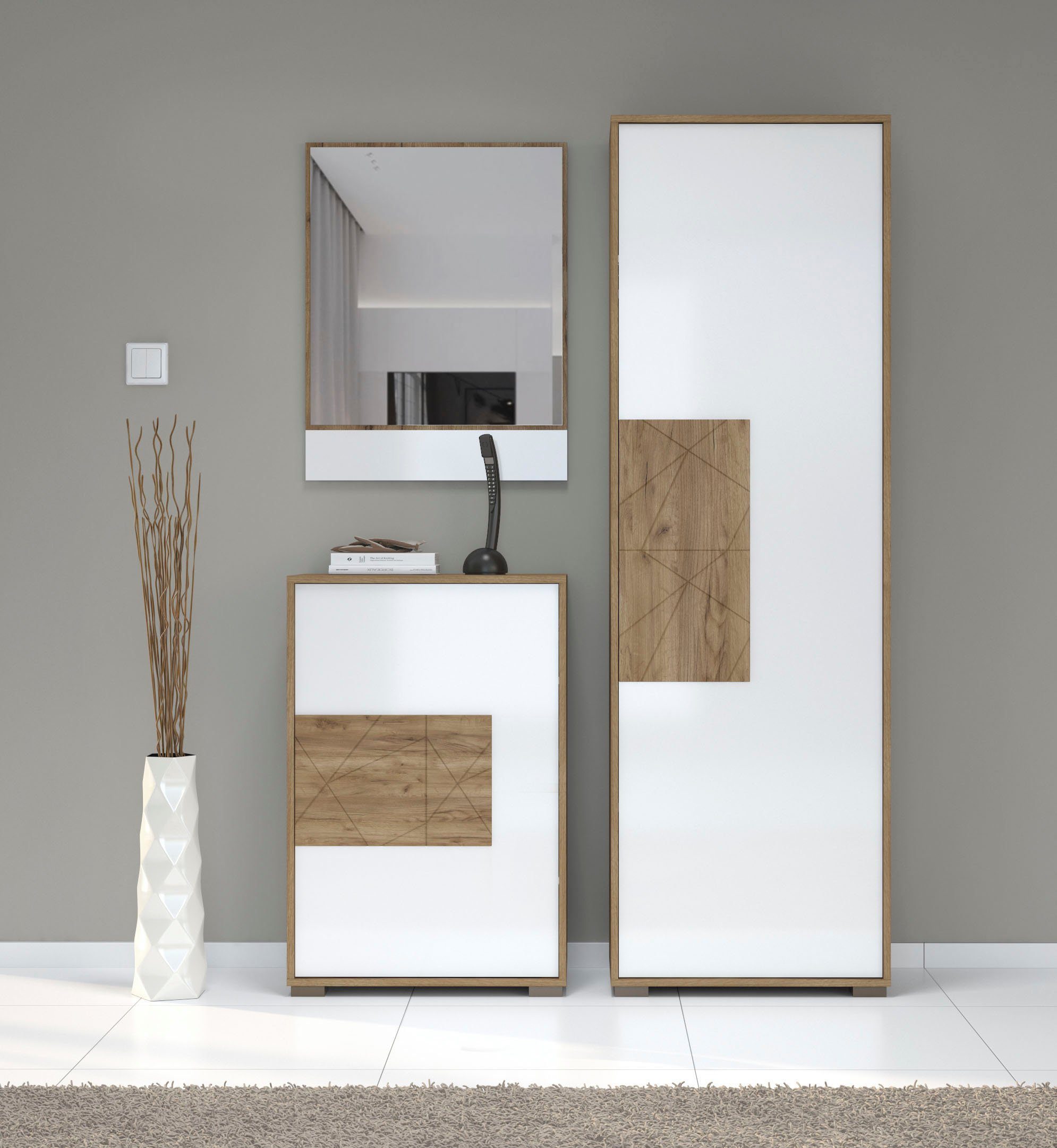 Places of Style Kledingkast Stela met push-to-open-functie