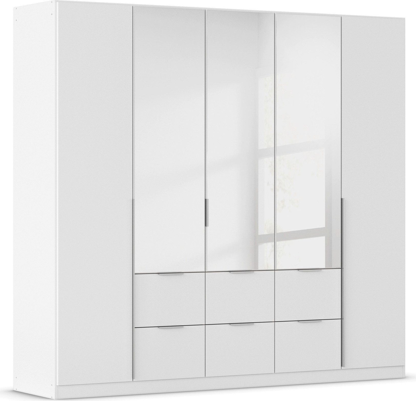 Rauch Draaideurkast Kledingkast kast garderobe AGORDO met decor- of hoogglansfront