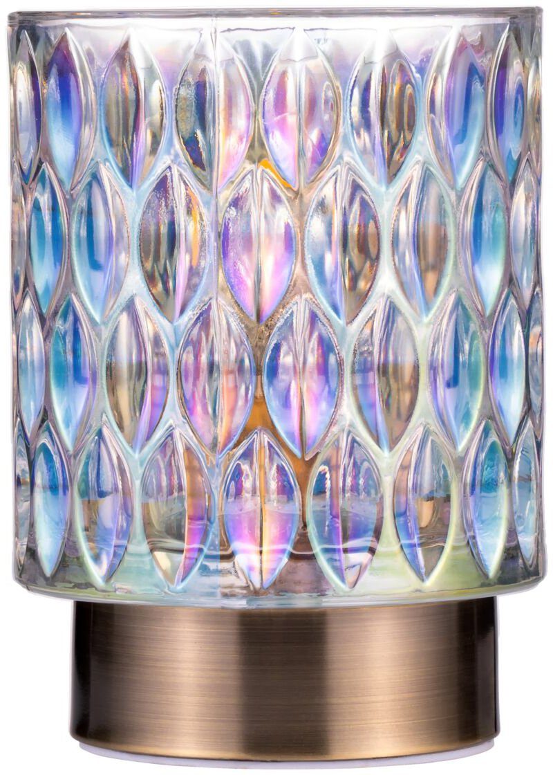 Pauleen Tafellamp Clear Glamour E14, op batterijen, timerfunctie, windlicht (1 stuk)