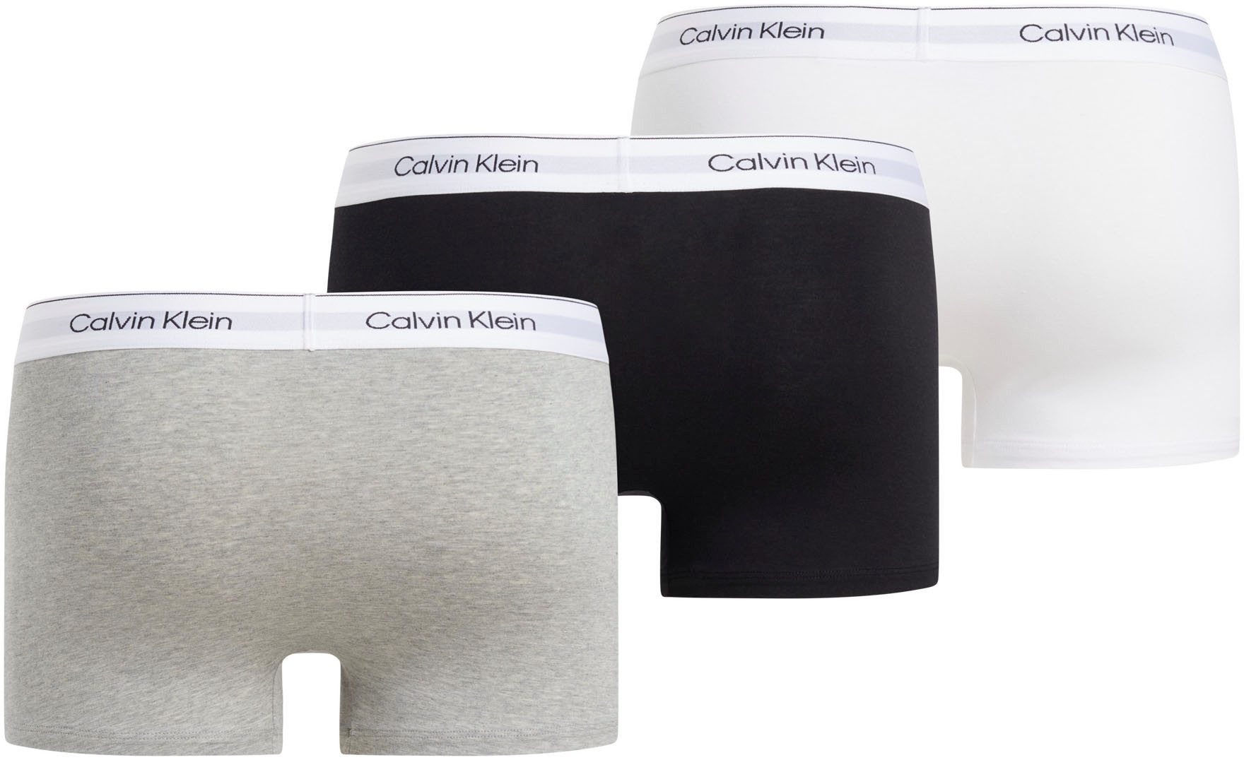 Calvin Klein Trunk 3PK met logo-elastische tailleband (3 stuks) (set 3 stuks)