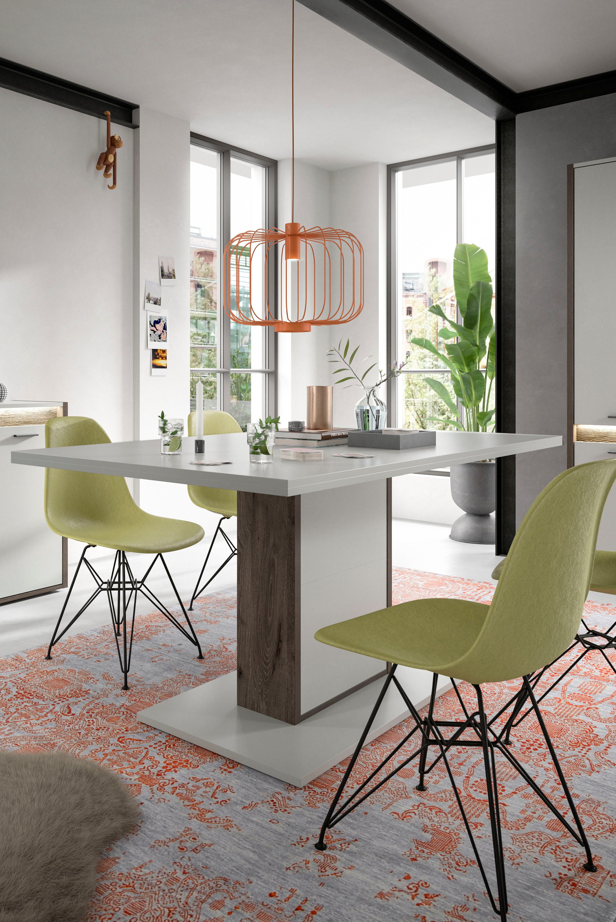 INOSIGN Eettafel Treviso, Breedte 160 cm, vaste tafelblad