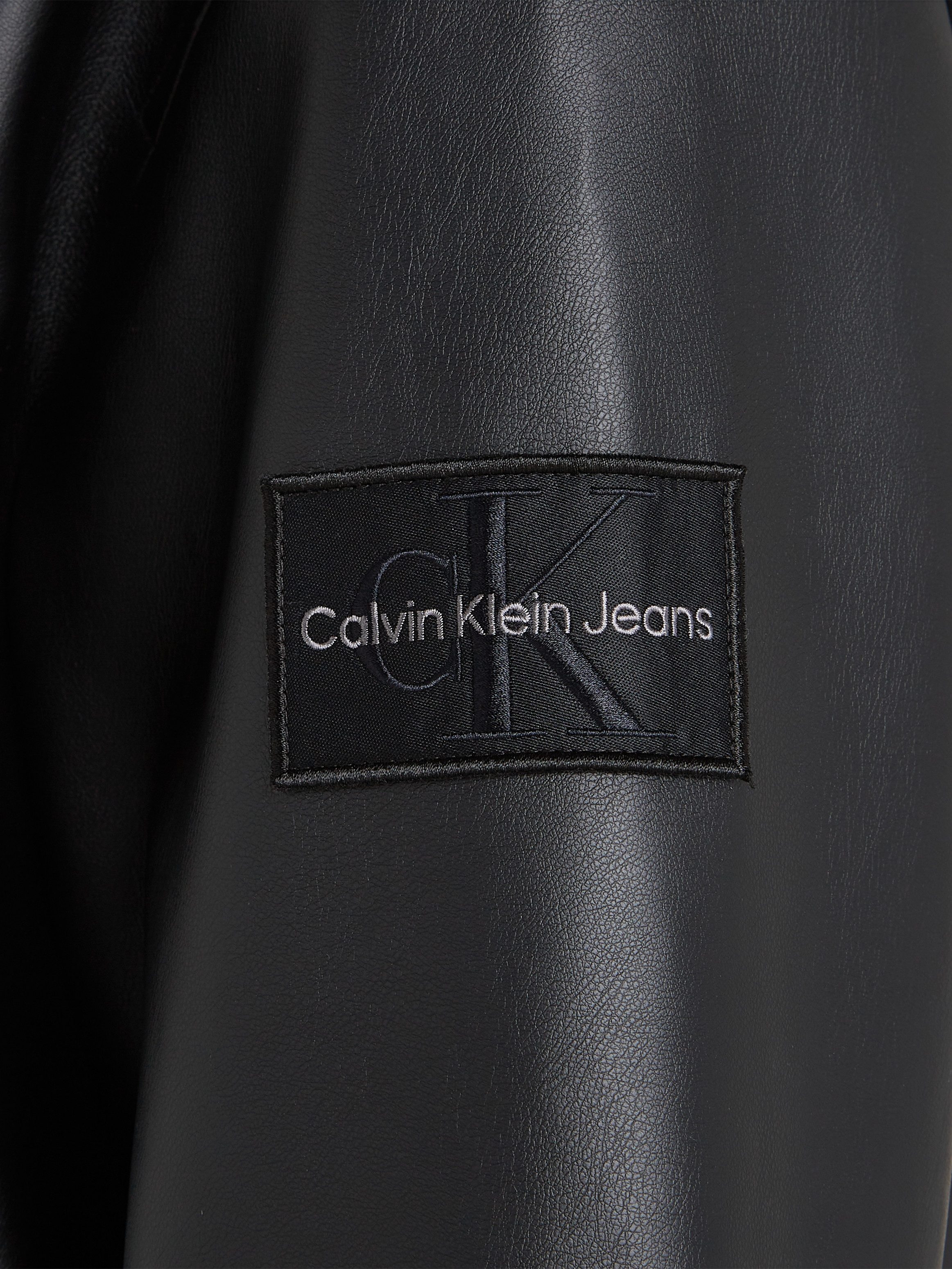 Calvin Klein Jack in collegestijl FAUX LEATHER BOMBER