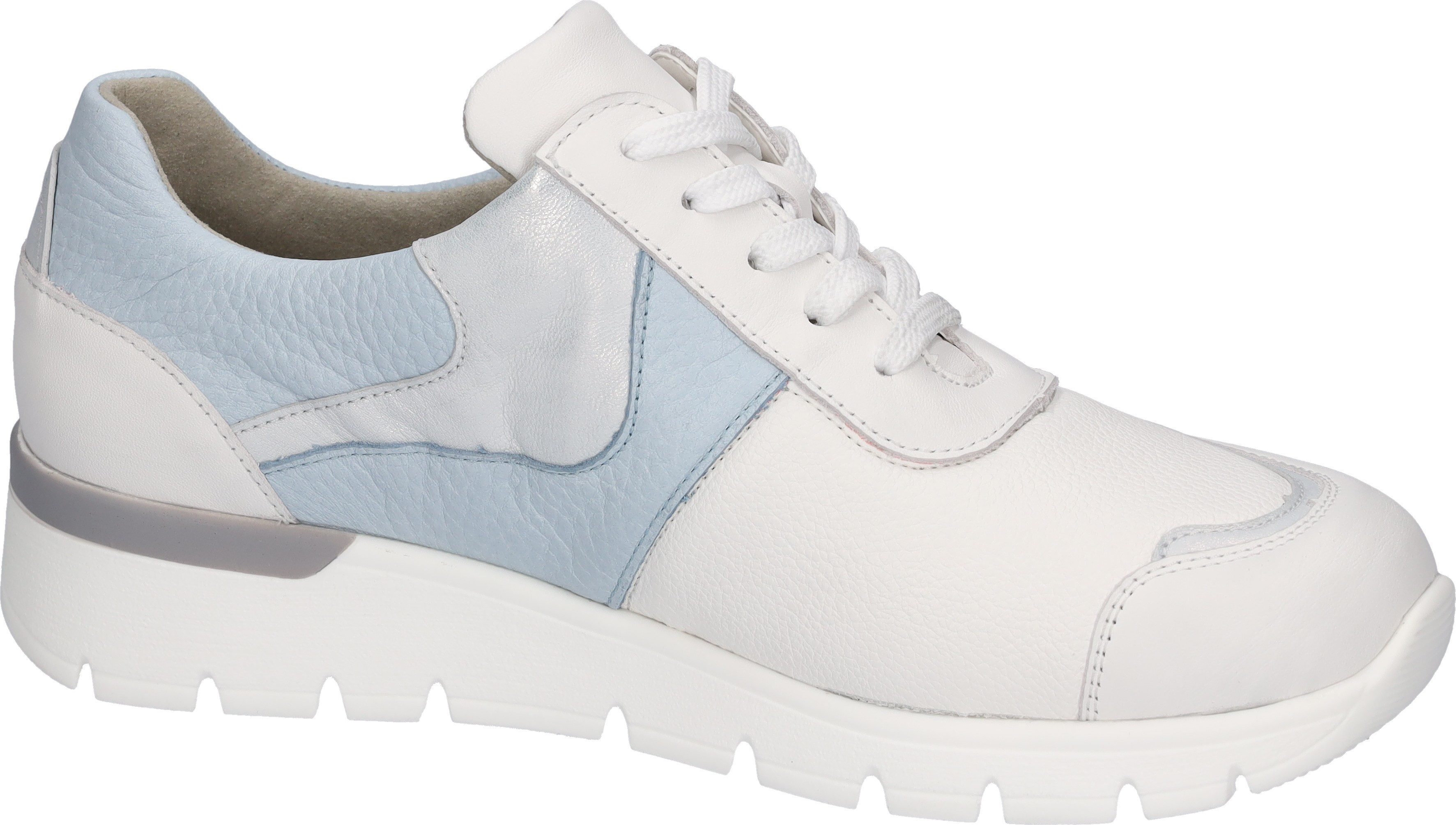 Waldläufer Sneakers met sleehak K-RAMONA , veterschoenen, comfortabele schoen, comfortabele schoen in extra brede breedte k