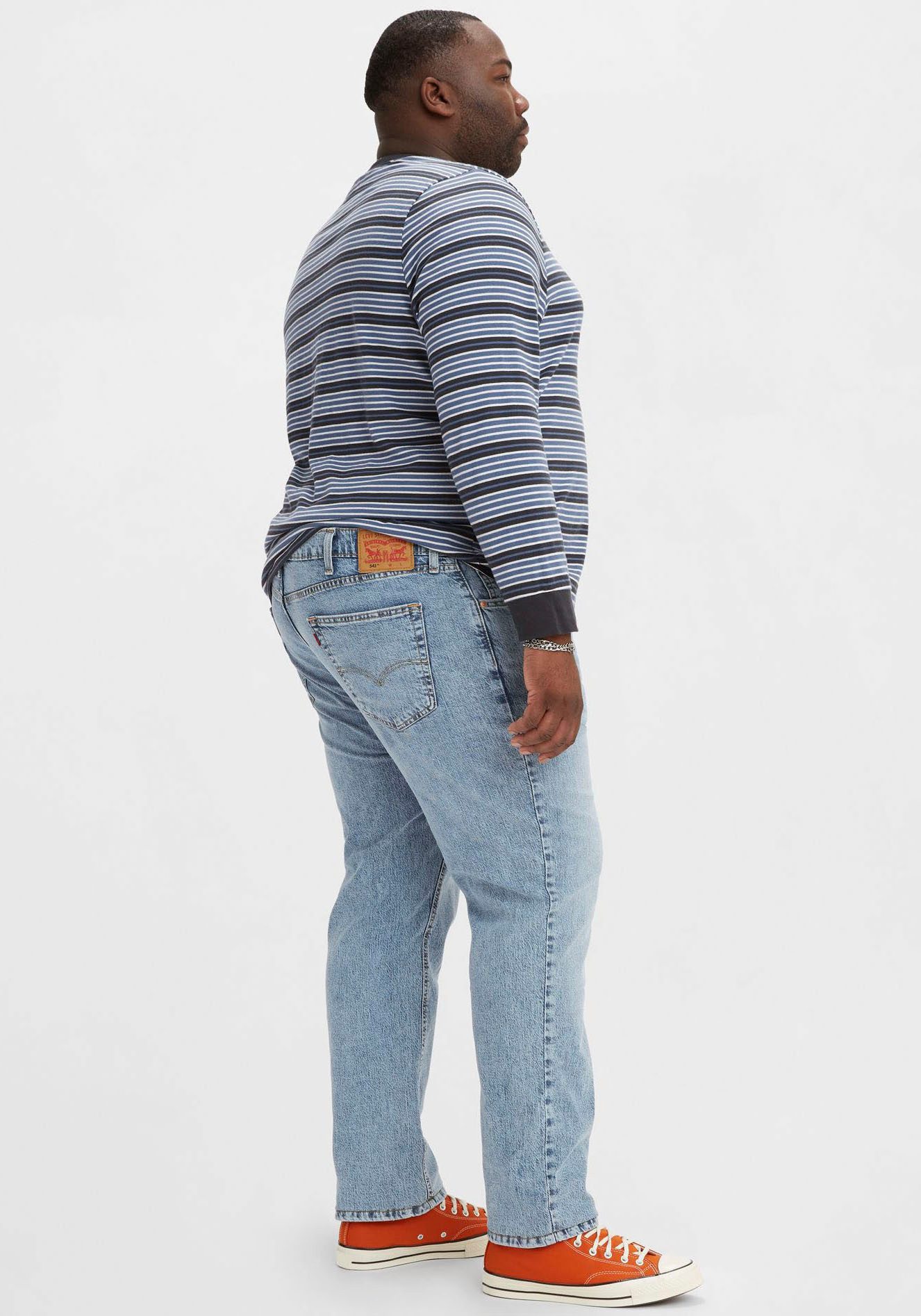Levi's® Plus Regular fit jeans 541 TAPERED in five-pocketsstijl