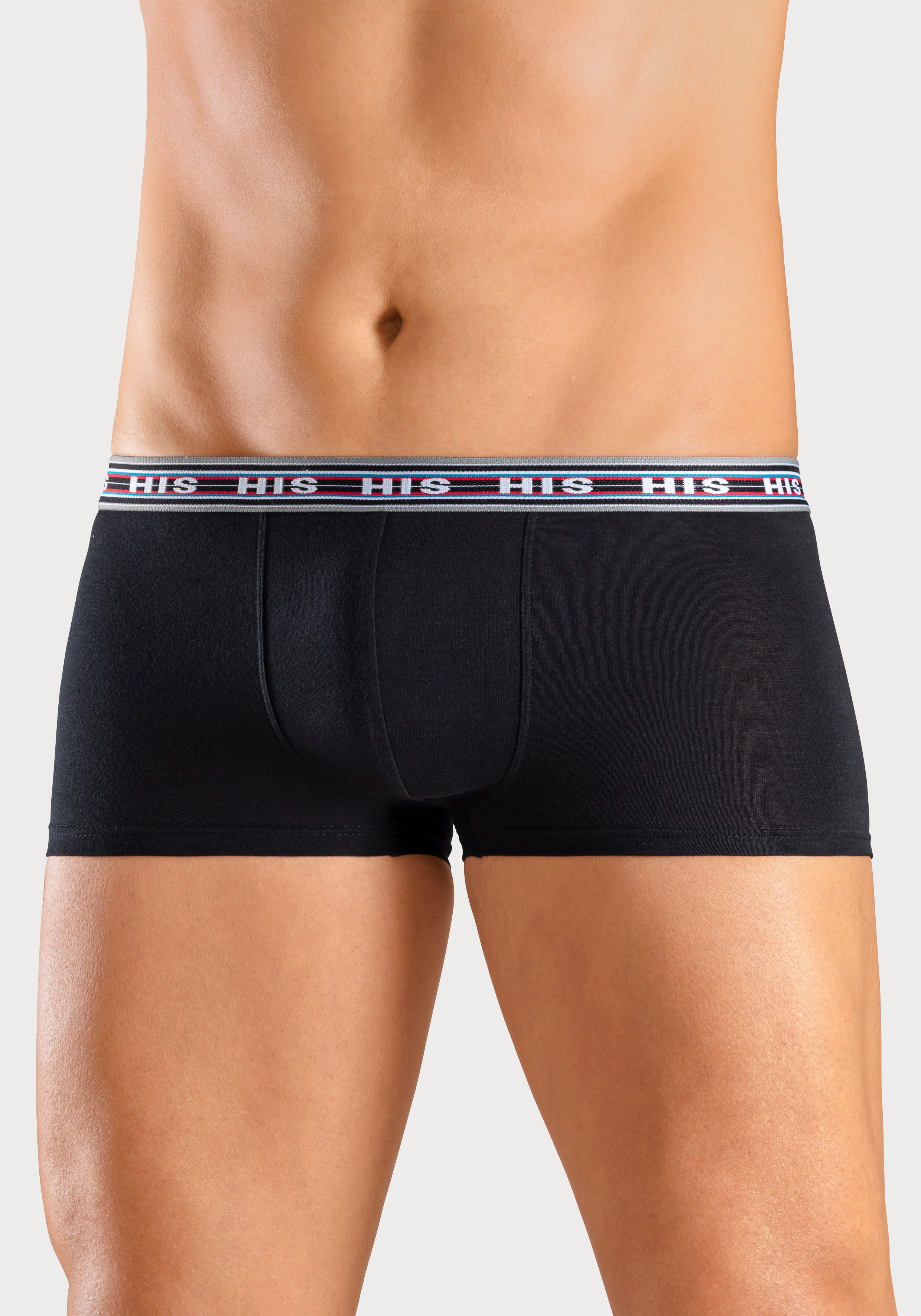 H.I.S Hipster strak zittende boxershorts van katoen-stretch (set, 5 stuks)