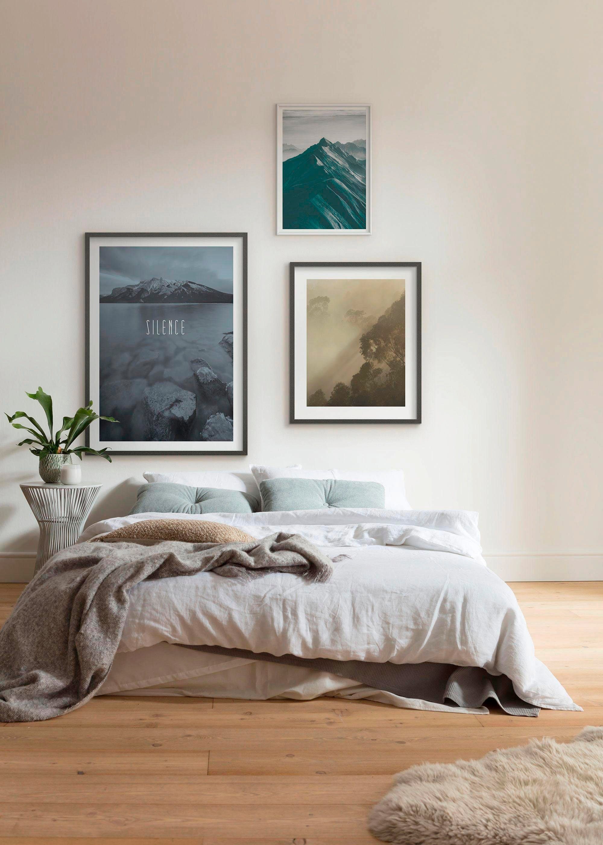Komar Wanddecoratie Golden Light Wanddecoratie - zonder lijst (1 stuk)
