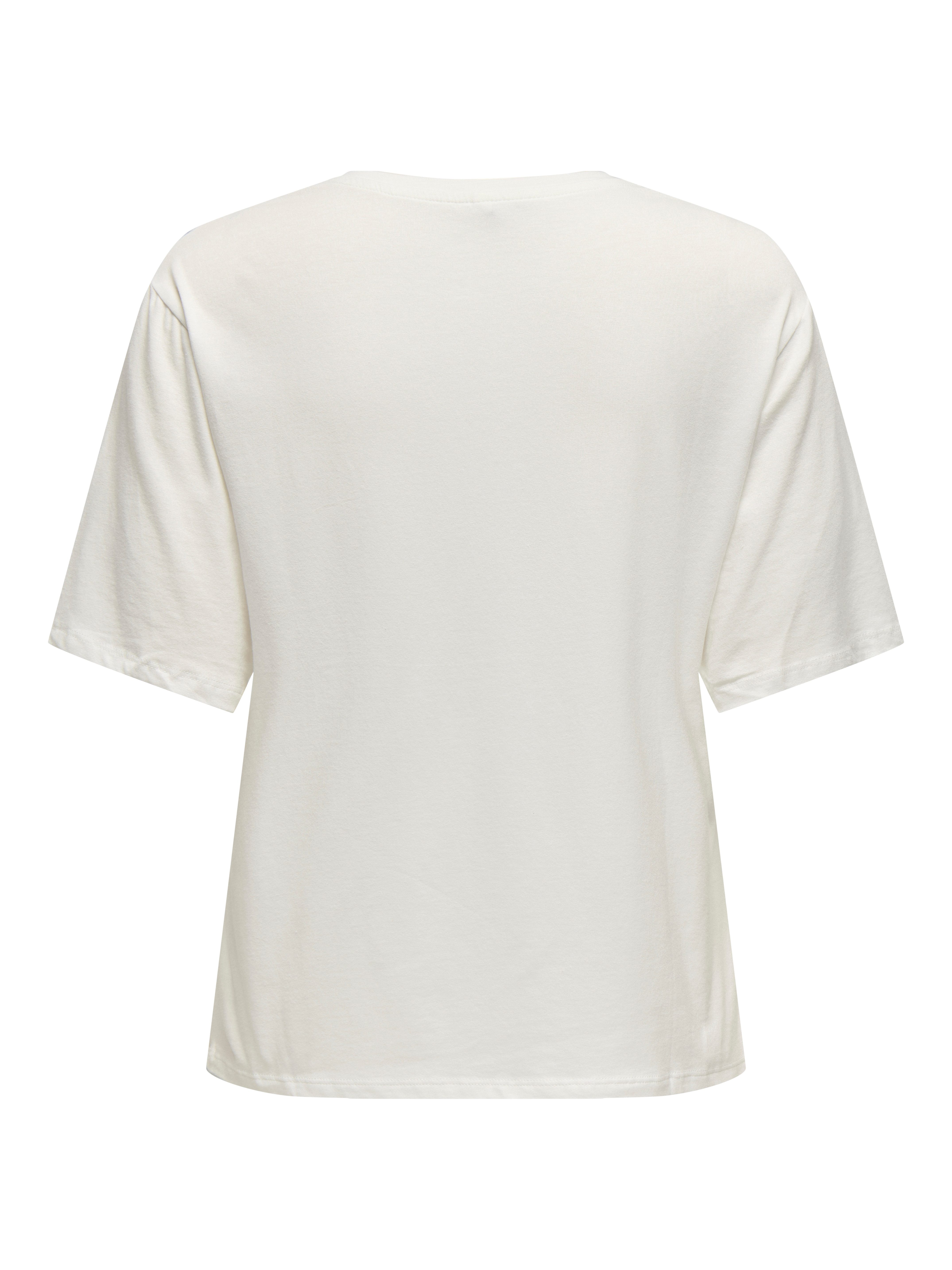 Only Shirt met korte mouwen ONLSANNI S/S STONES TOP BOX JRS