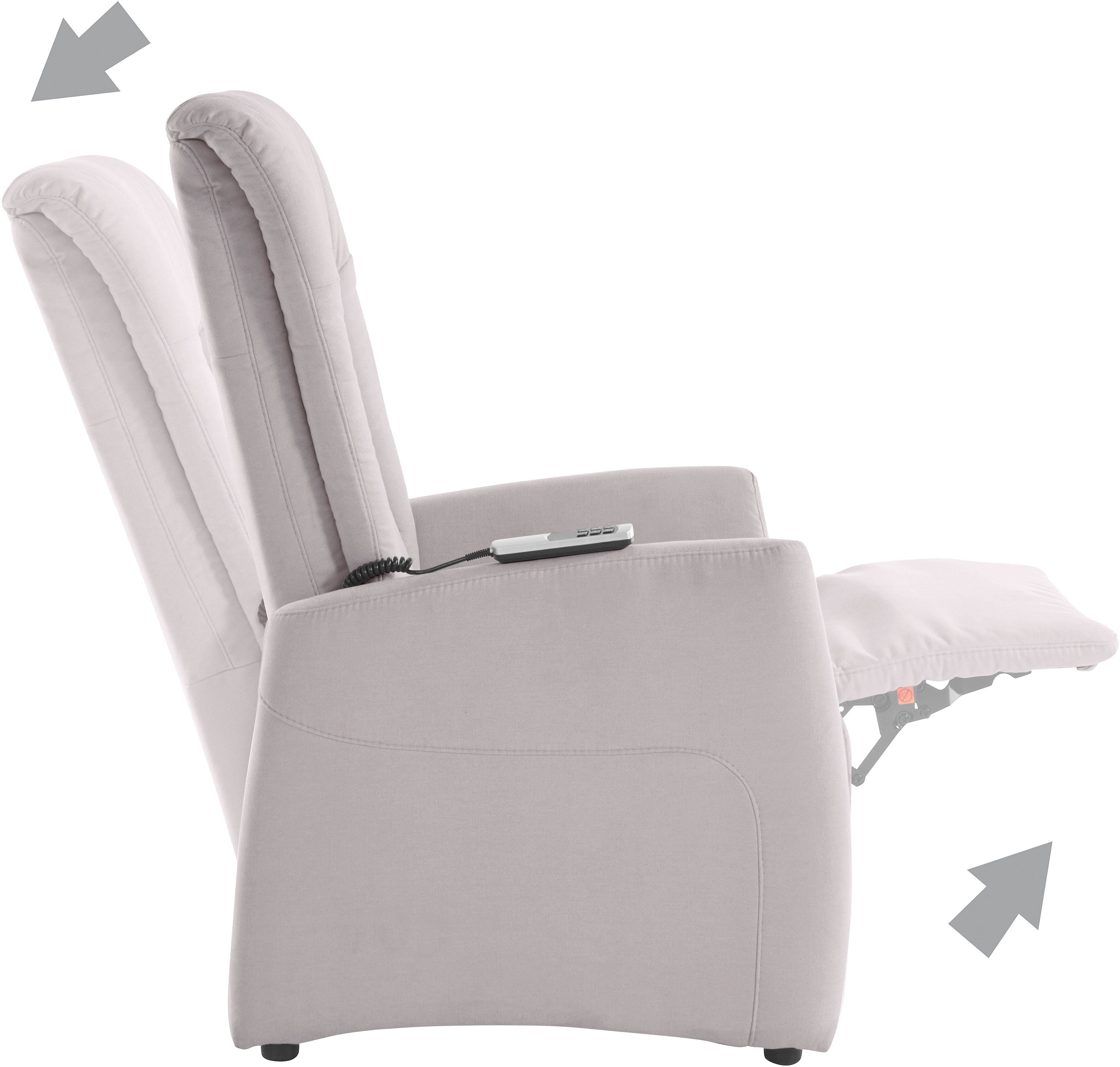 sit&more Relaxfauteuil MELISSA naar keuze elektrisch of handmatig verstelbaar, optioneel opstahulp