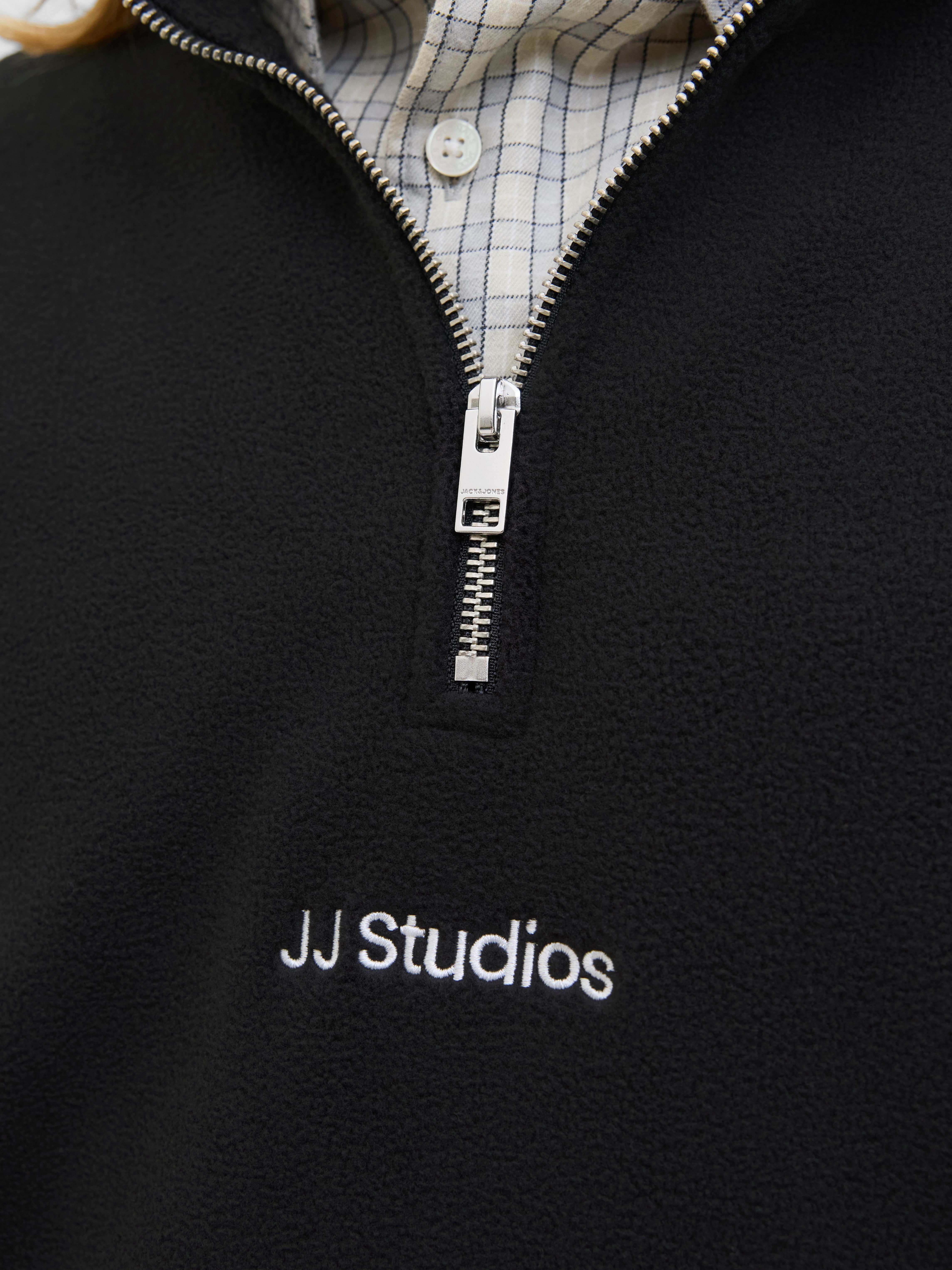 Jack & Jones Sweatshirt JJSOHO HALFZIP FLEECE