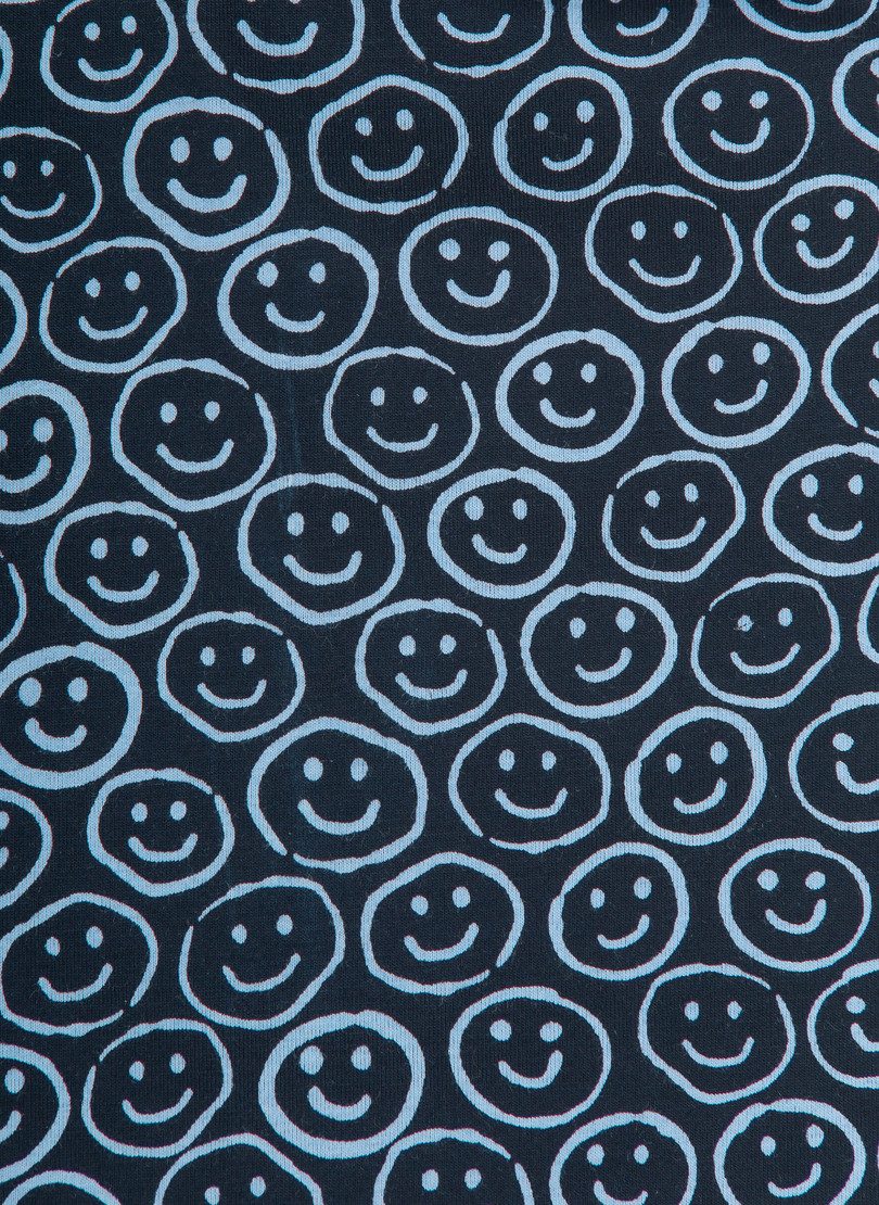 Trigema Bermuda TRIGEMA bermudashort met vriendelijk smileymotief (1-delig)
