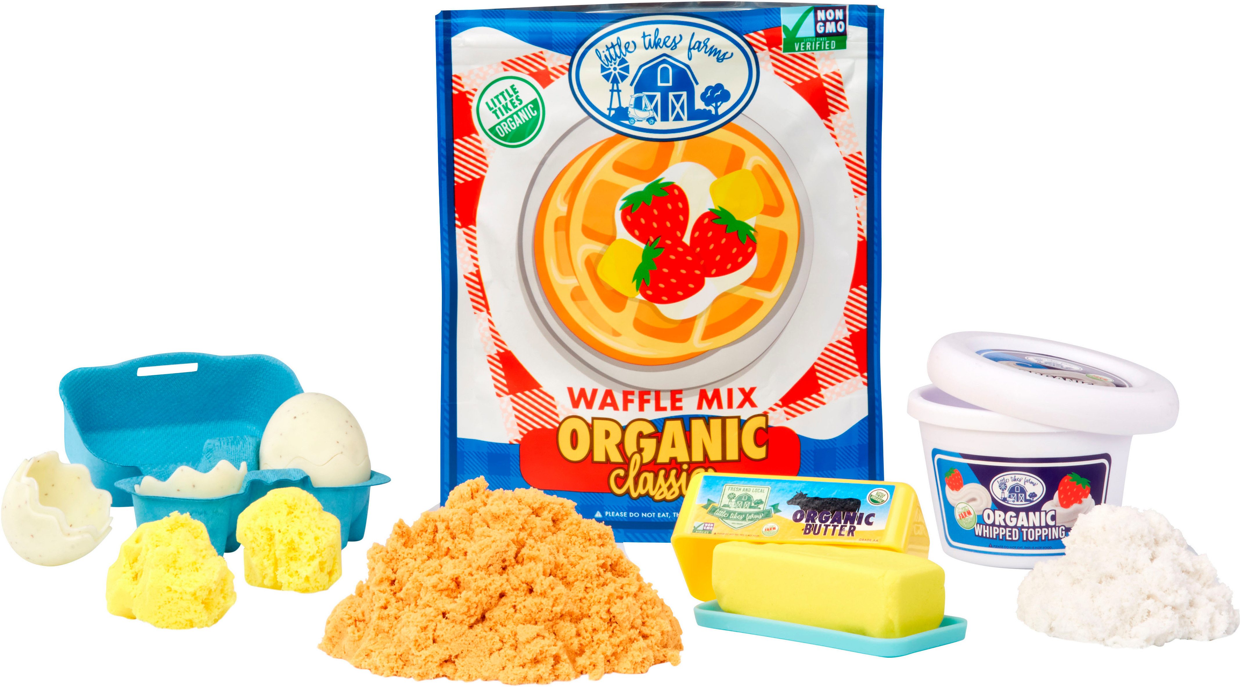 Little Tikes® Speelgoed-levensmiddelen Creative Chefs Waffles Kit (18-delig)