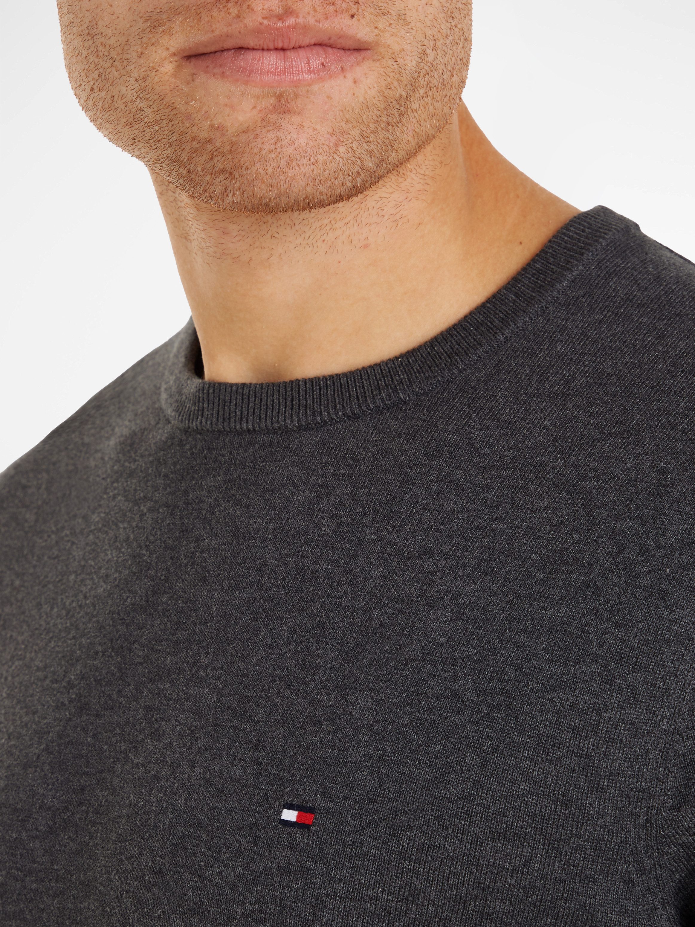Tommy Hilfiger Trui met ronde hals ESSENTIAL COTTON CREW NECK