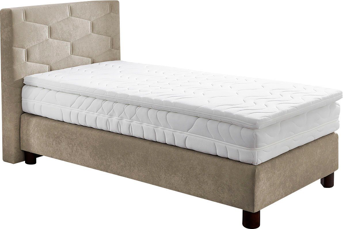 Westfalia Polsterbetten Boxspring naar keuze met topmatras boxsprings bruin