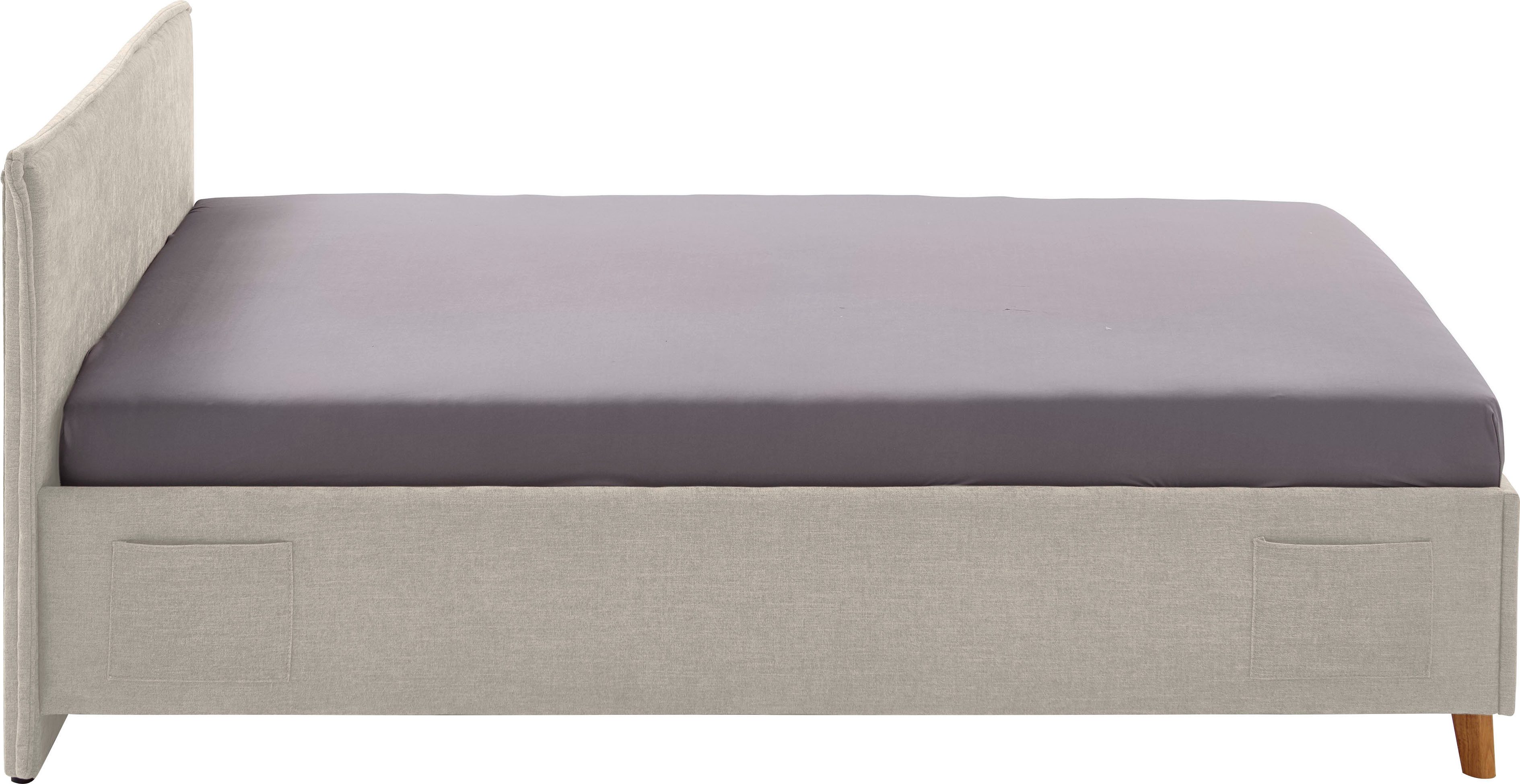 meise.möbel Kinderledikant Fun Bekleed bed naar keuze met bedkist, tienerbed inclusief USB-aansluiting