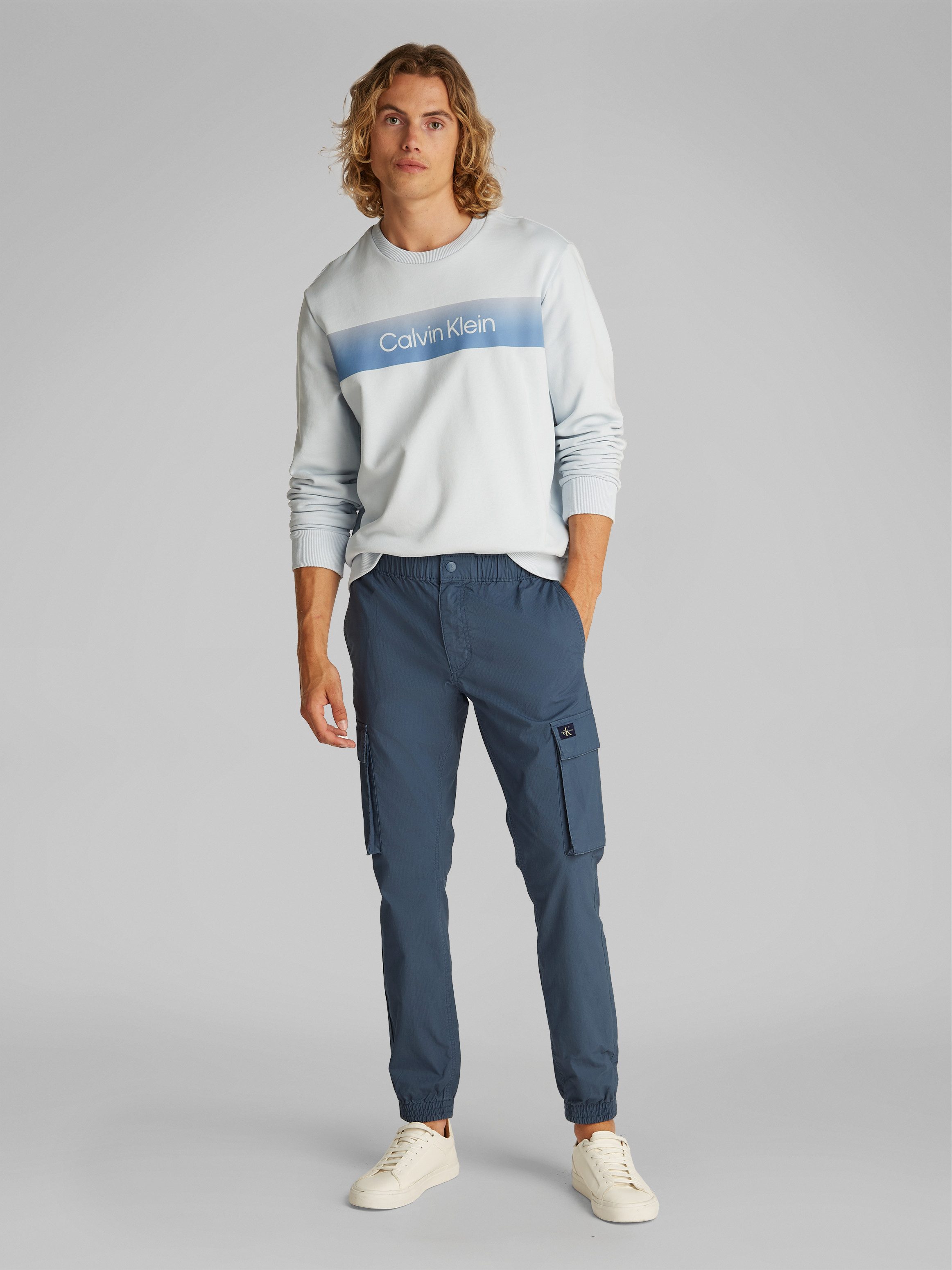 Calvin Klein Cargobroek SKINNY CARGO met stretchboorden