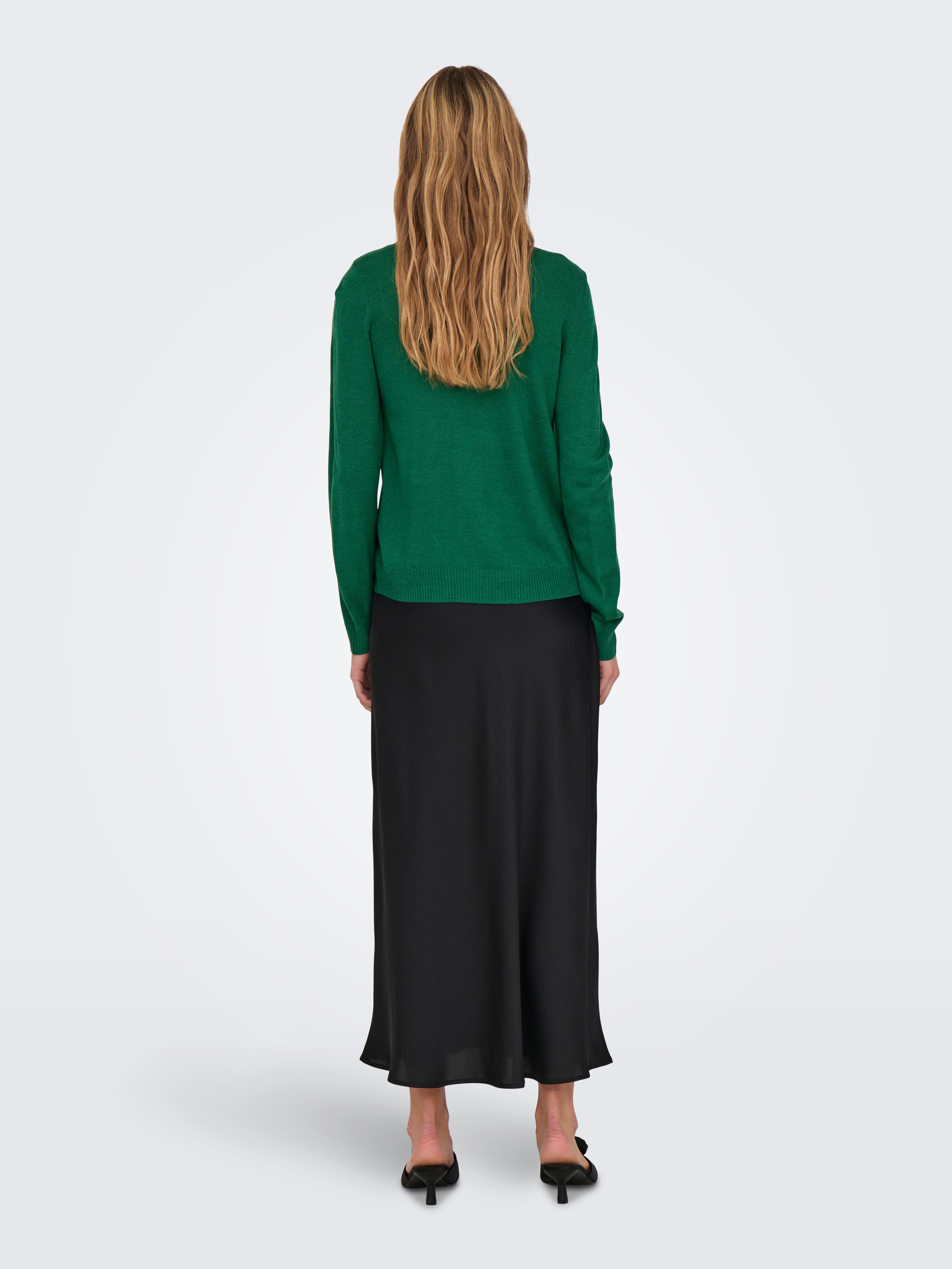 Only Kersttrui ONLXMAS LS O-NECK MIX DETAIL BOX KNT