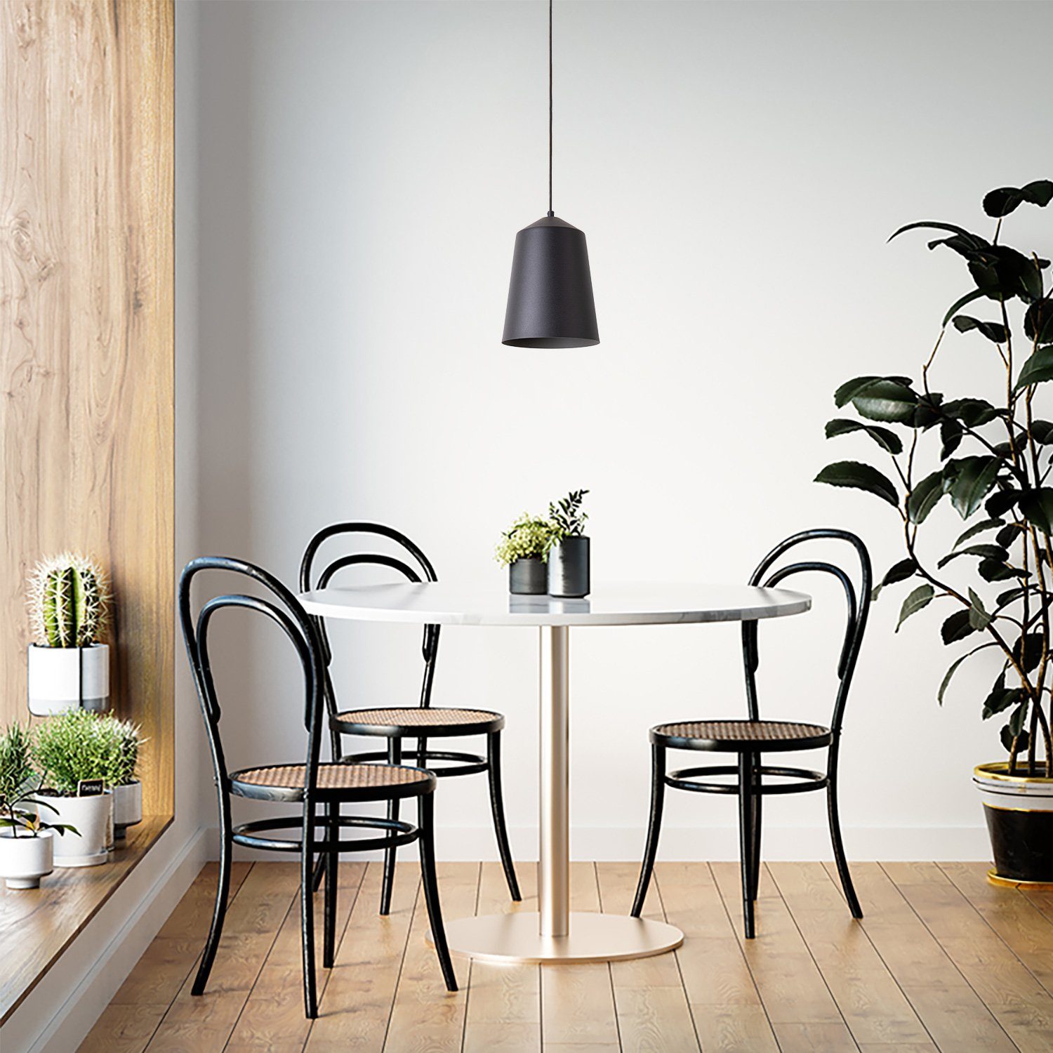 Paco Home Plafondlamp Jackson Woonkamer aluminium poedercoating industrieel ontwerp E27