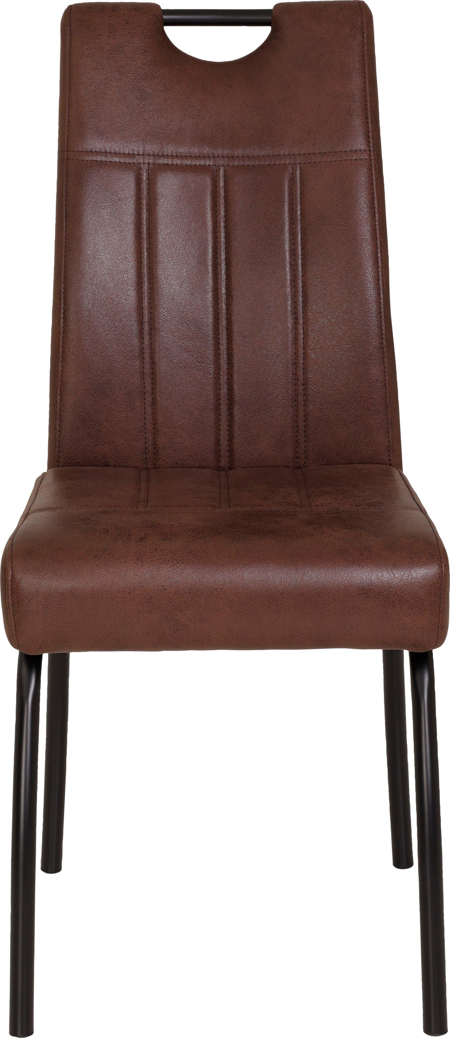 HELA Stoel met 4 poten Beate S met comfortabele binnenvering zitting (set, 2 stuks)