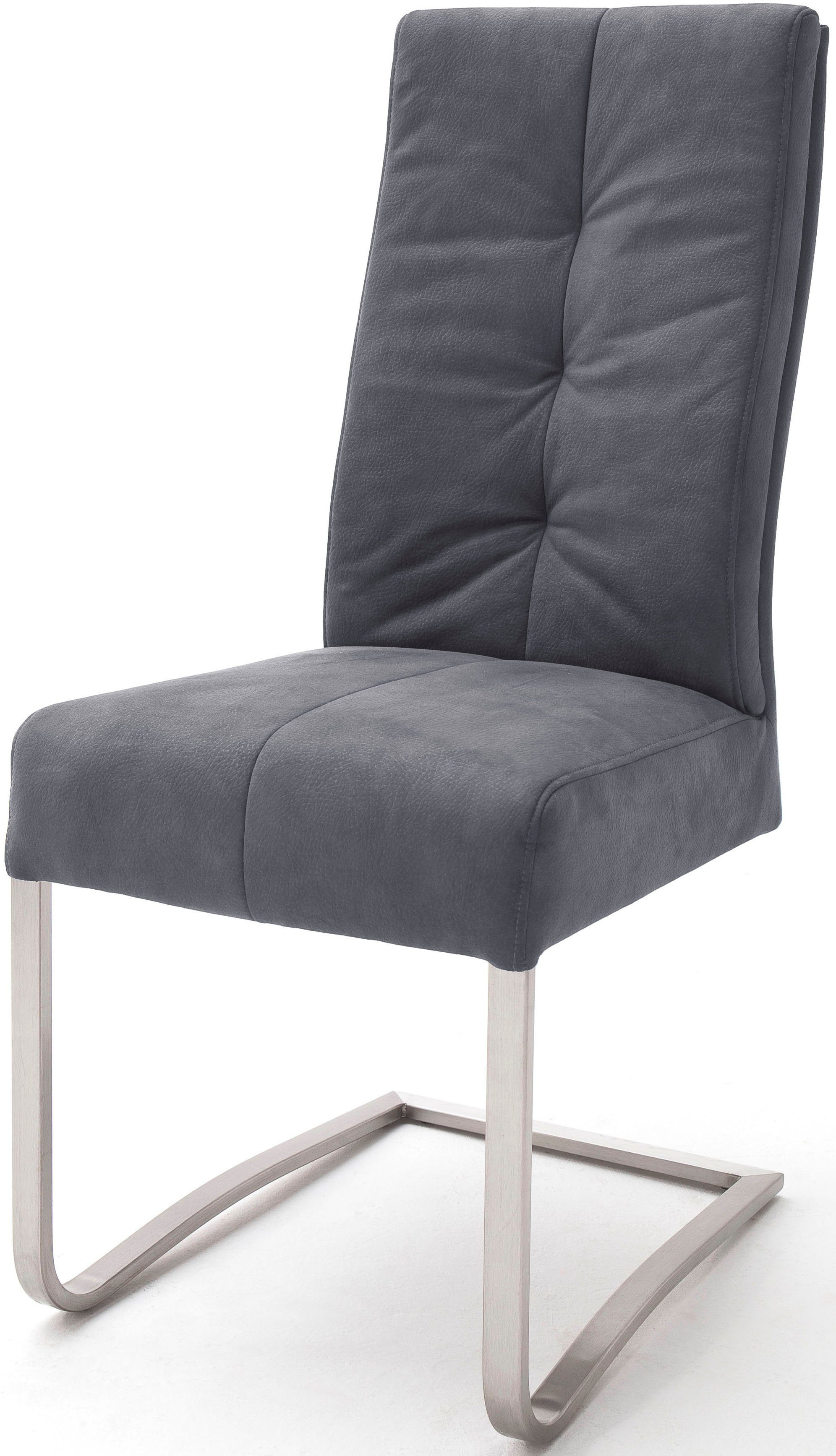 MCA furniture Eetkamerstoel Salva sledestoel 1 met pocketvering, belastbaar tot max. 120 kg (2 stuks)