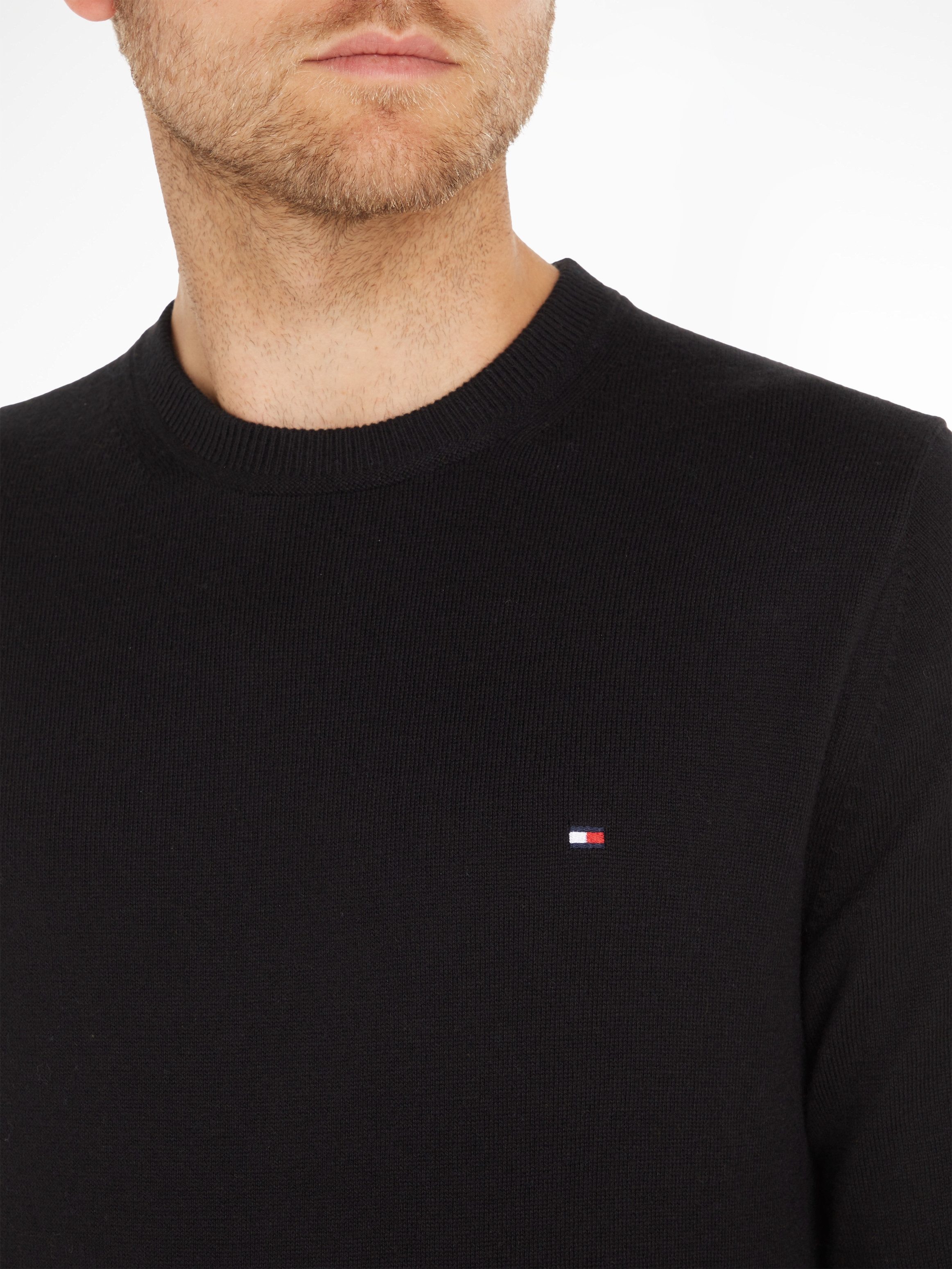 Tommy Hilfiger Trui met ronde hals PIMA ORG CTN CASHMERE CREW NECK